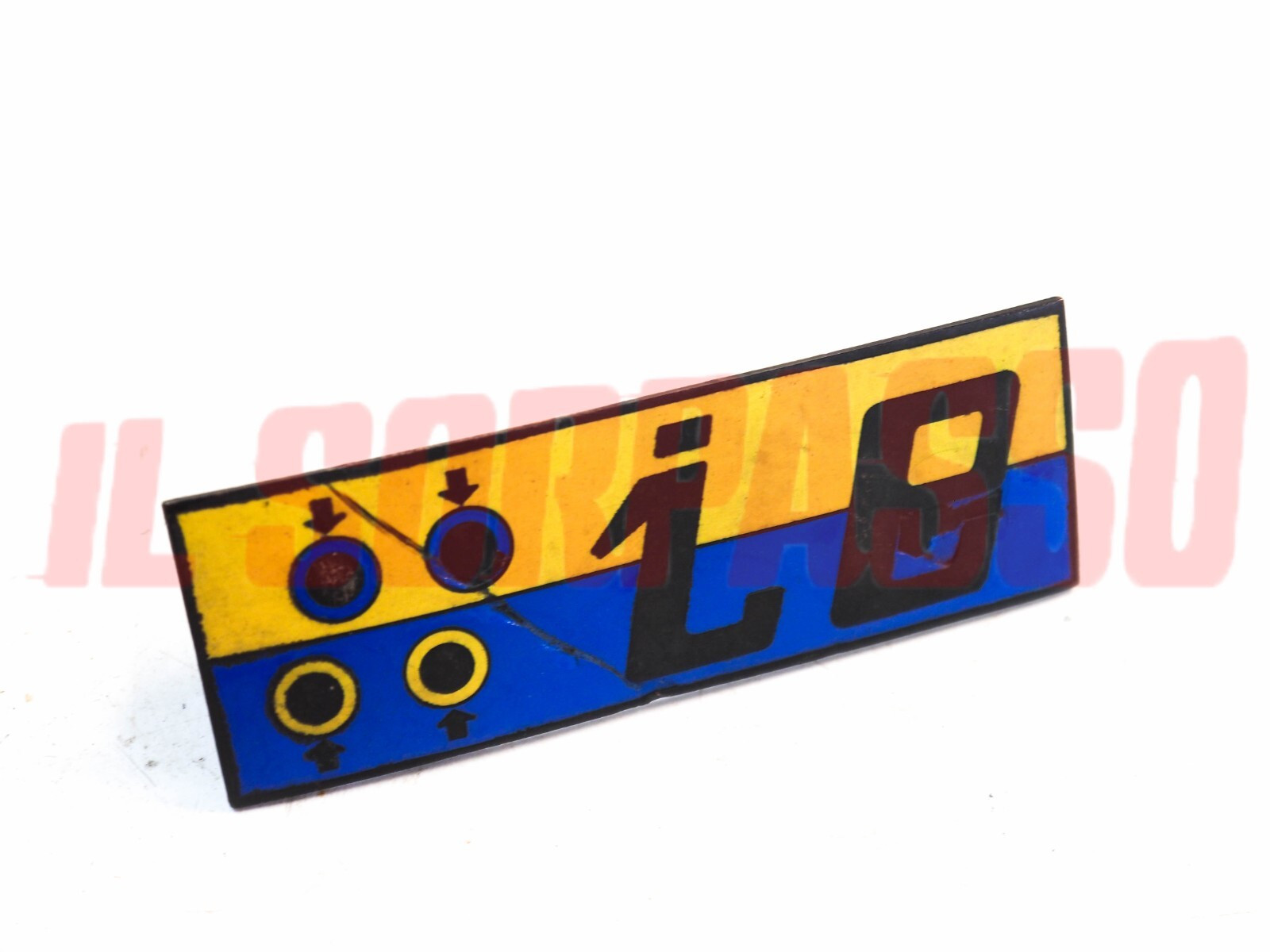 SCRITTA FREGIO MASCHERINA LANCIA FLAVIA 2000 BERLINA I.E ORIGINALE