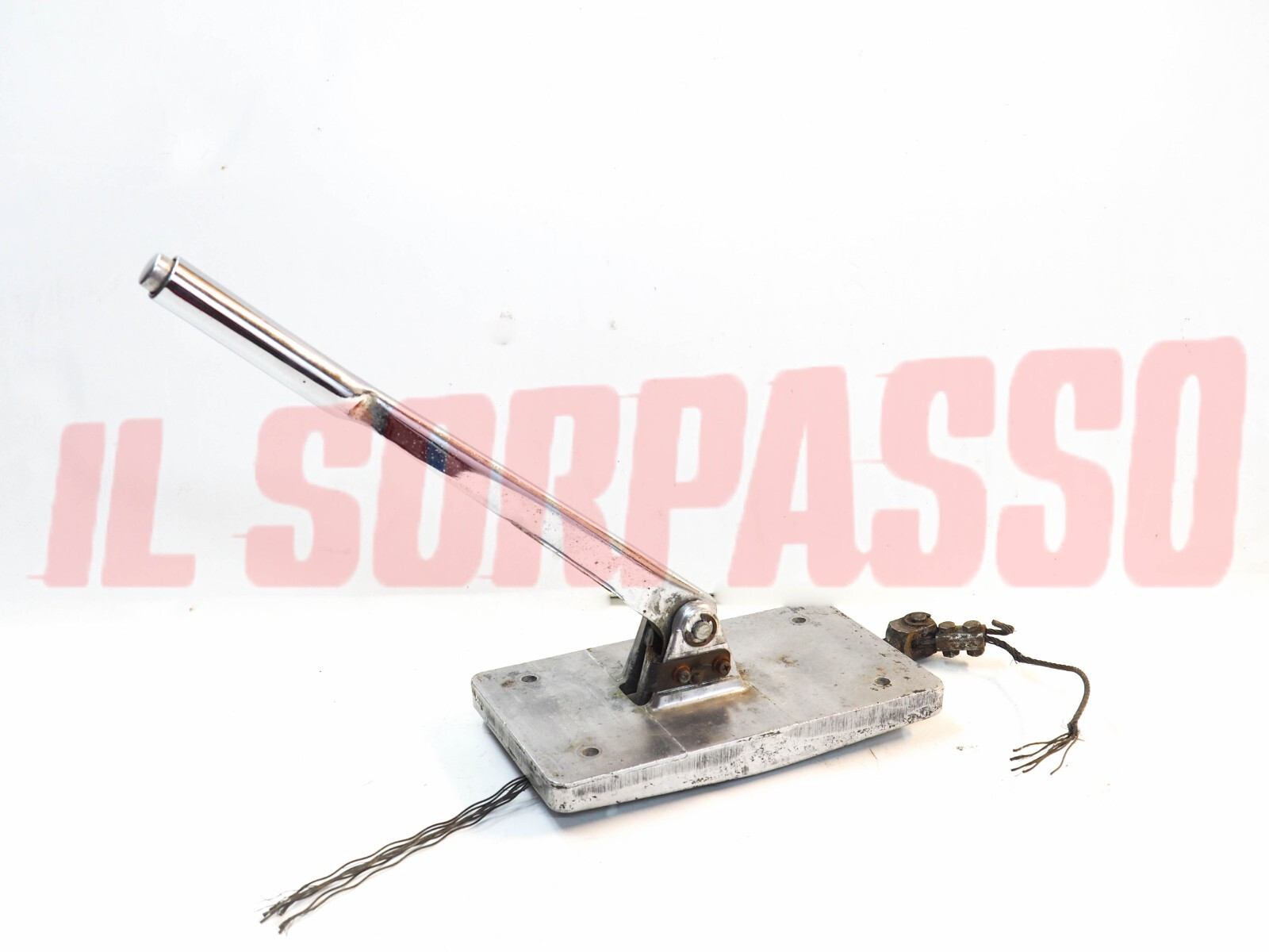 ASTA LEVA CROMATA LEVERAGGIO FRENO A MANO LANCIA FLAVIA COUPE ORIGINALE