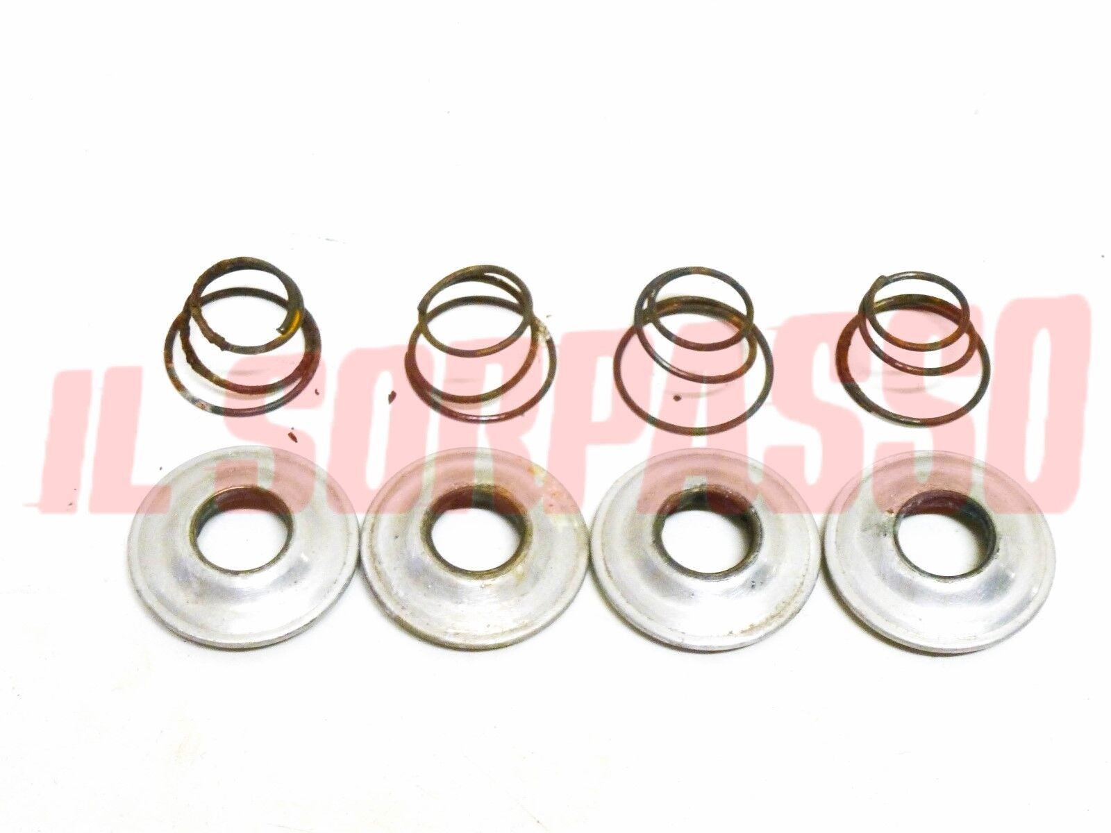 KIT ROSETTE + MOLLE MANIGLIE ALZAVETRO PORTA LANCIA APPIA 3 SERIE ORIGINALI