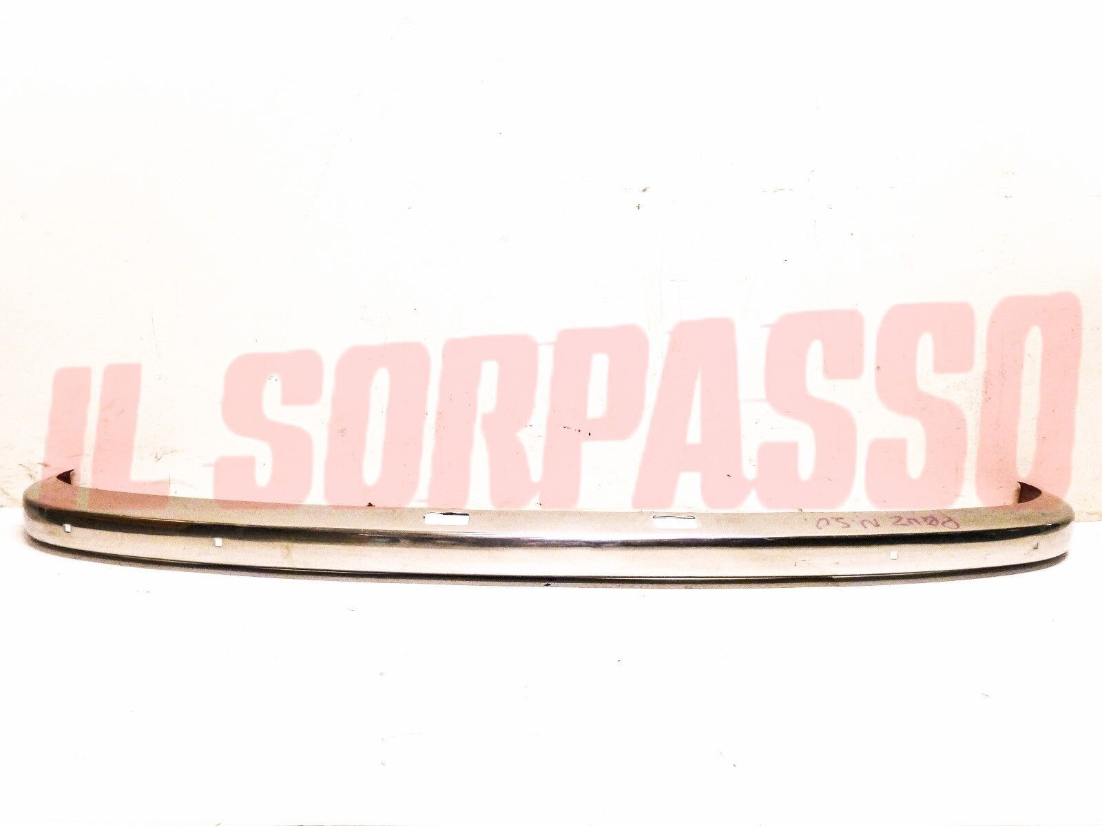 LAMA PARAURTI POSTERIORE NSU PRINZ 4 1000 cc ORIGINALE ACCIAIO INOX