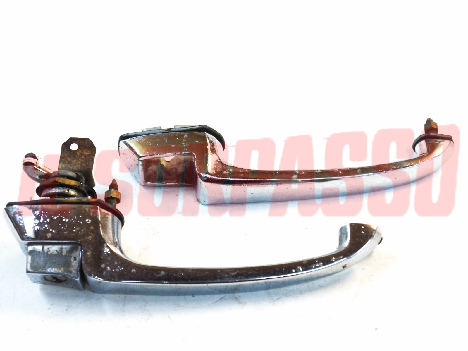 MANIGLIE PORTA DESTRA + SINISTRA + BLOCCHETTO LANCIA FLAVIA COUPE ORIGINALI