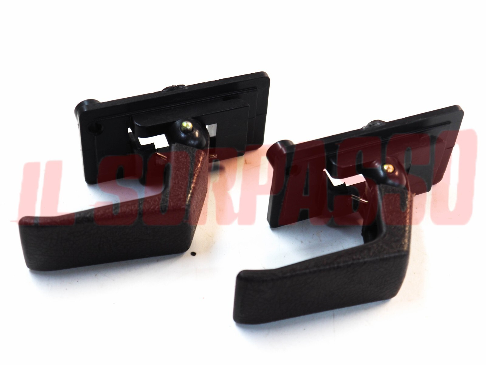 MANIGLIE APRI PORTA DESTRA SINISTRA MARRONI AUTOBIANCHI A112 + ABARTH 4 5 6 7 S