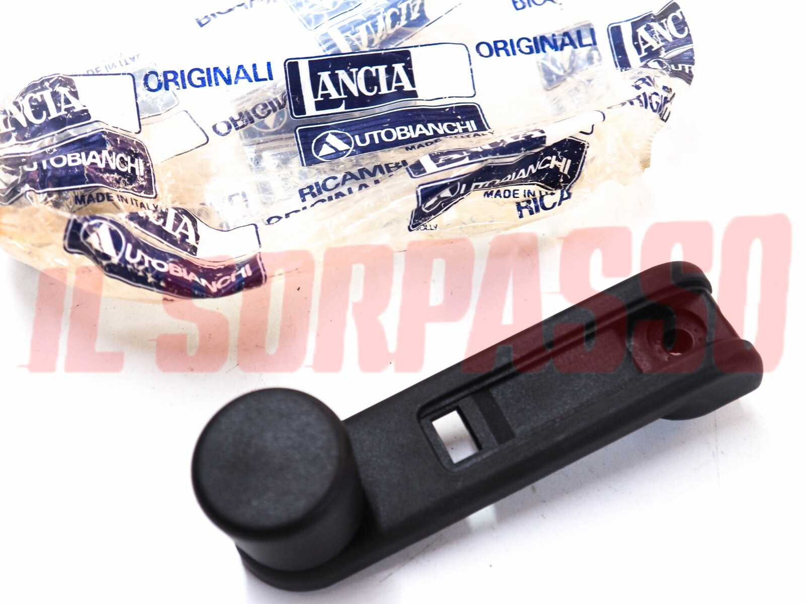 MANIGLIA ALZAVETRO NERA LANCIA BETA COUPE SPIDER ULTIMA SERIE ORIGINALE