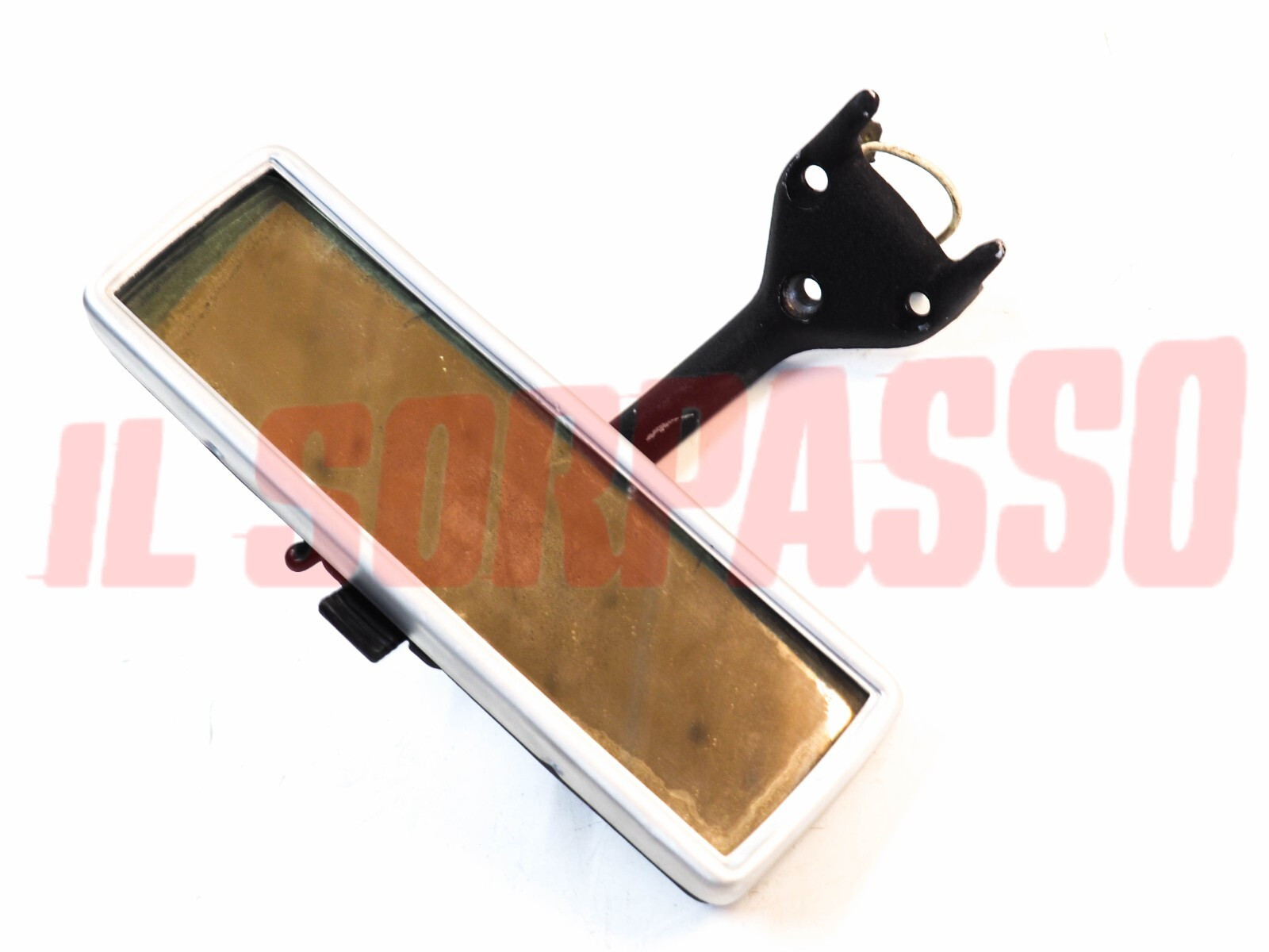 SPECCHIO SPECCHIETTO RETROVISORE INTERNO FIAT 124 COUPE SPORT ORIGINALE