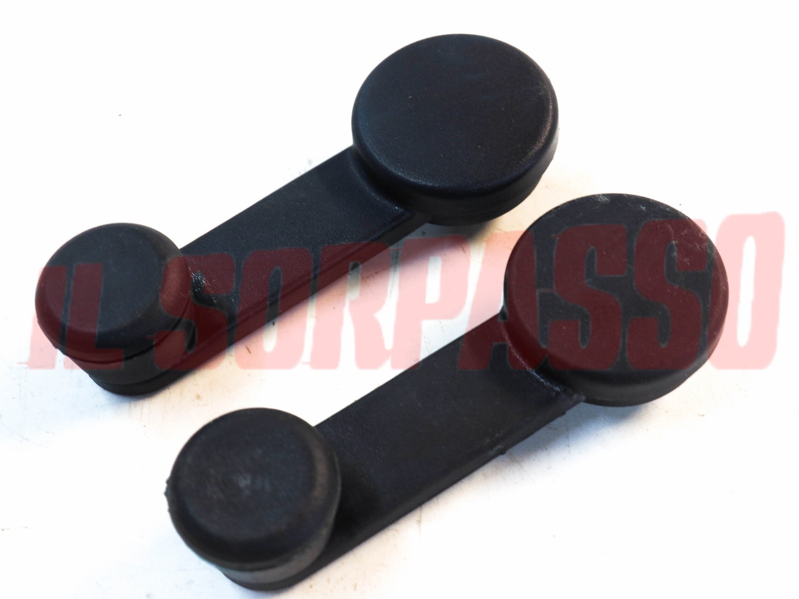 MANIGLIE ALZAVETRO PORTA NERE FIAT RITMO L - CL 3/5 PORTE ABARTH ORIGINALI