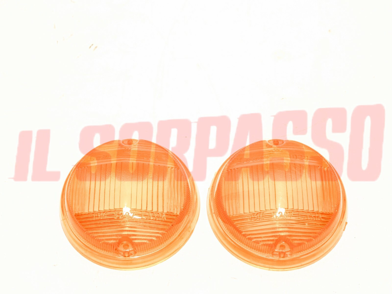 PLASTICHE ARANCIO FANALINI ANTERIORI FIAT 124 COUPE 850 COUPE 1 S 1100 R LEART