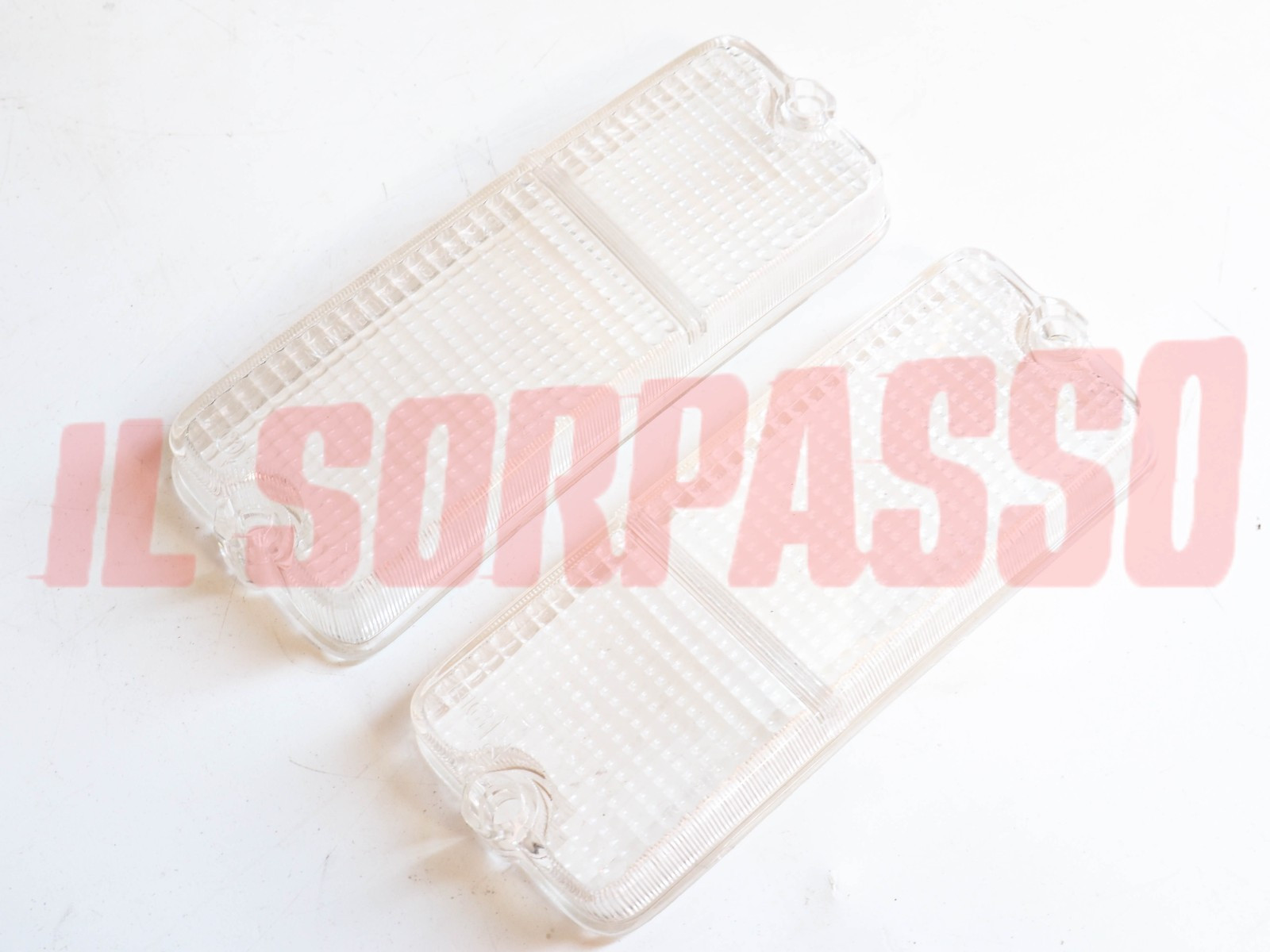 PLASTICHE FANALINI ANTERIORI BIANCHE FIAT 127 BERLINA SPECIAL ORIGINALI BELLU'