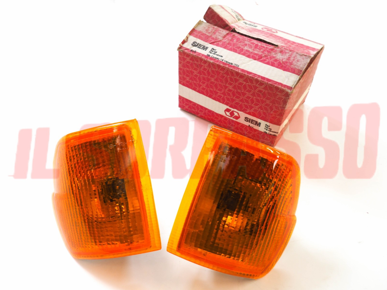 FANALINI ANTERIORI FRECCE DESTRO SINISTRO ALFA ROMEO ALFA SUD ARANCIO SIEM