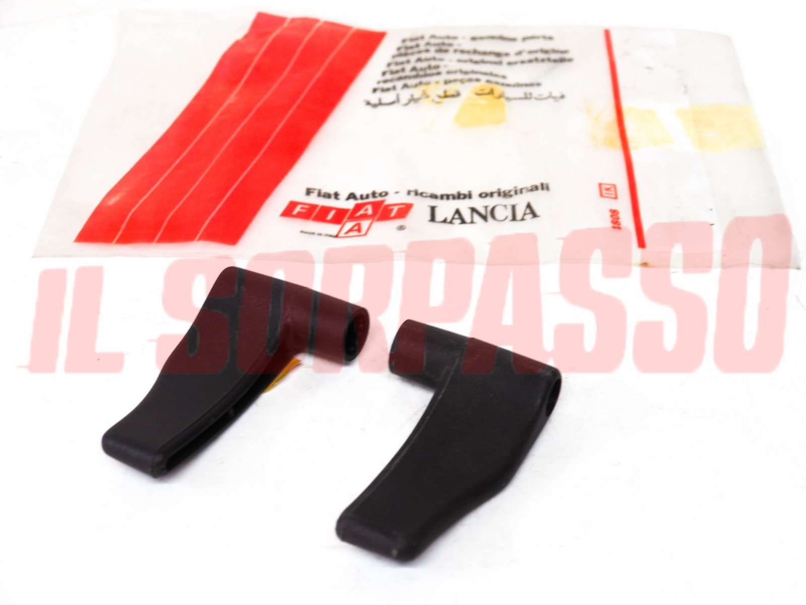 MANIGLIE APRI PORTA INTERNE DESTRA SINISTRA LANCIA PRISMA ORIGINALI MARRONI