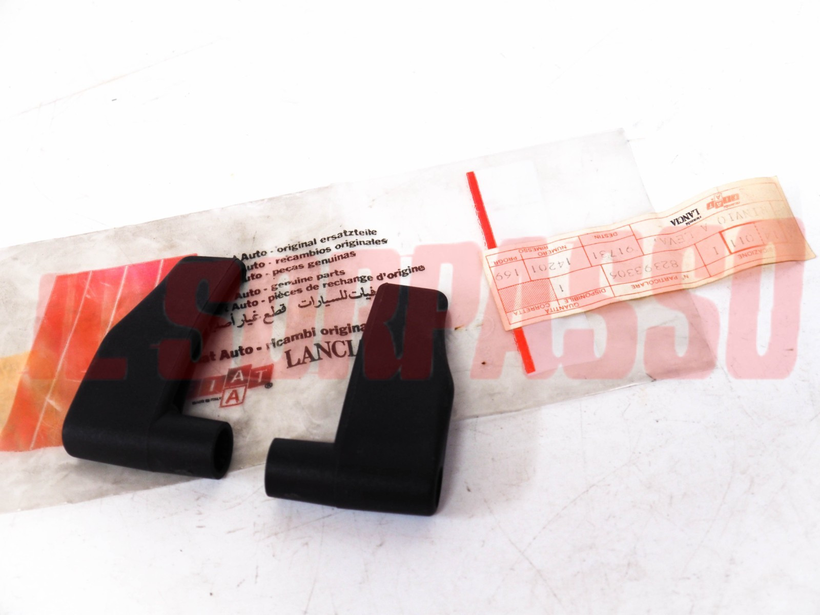 MANIGLIE APRI PORTA INTERNE DESTRA SINISTRA LANCIA PRISMA ORIGINALI NERE