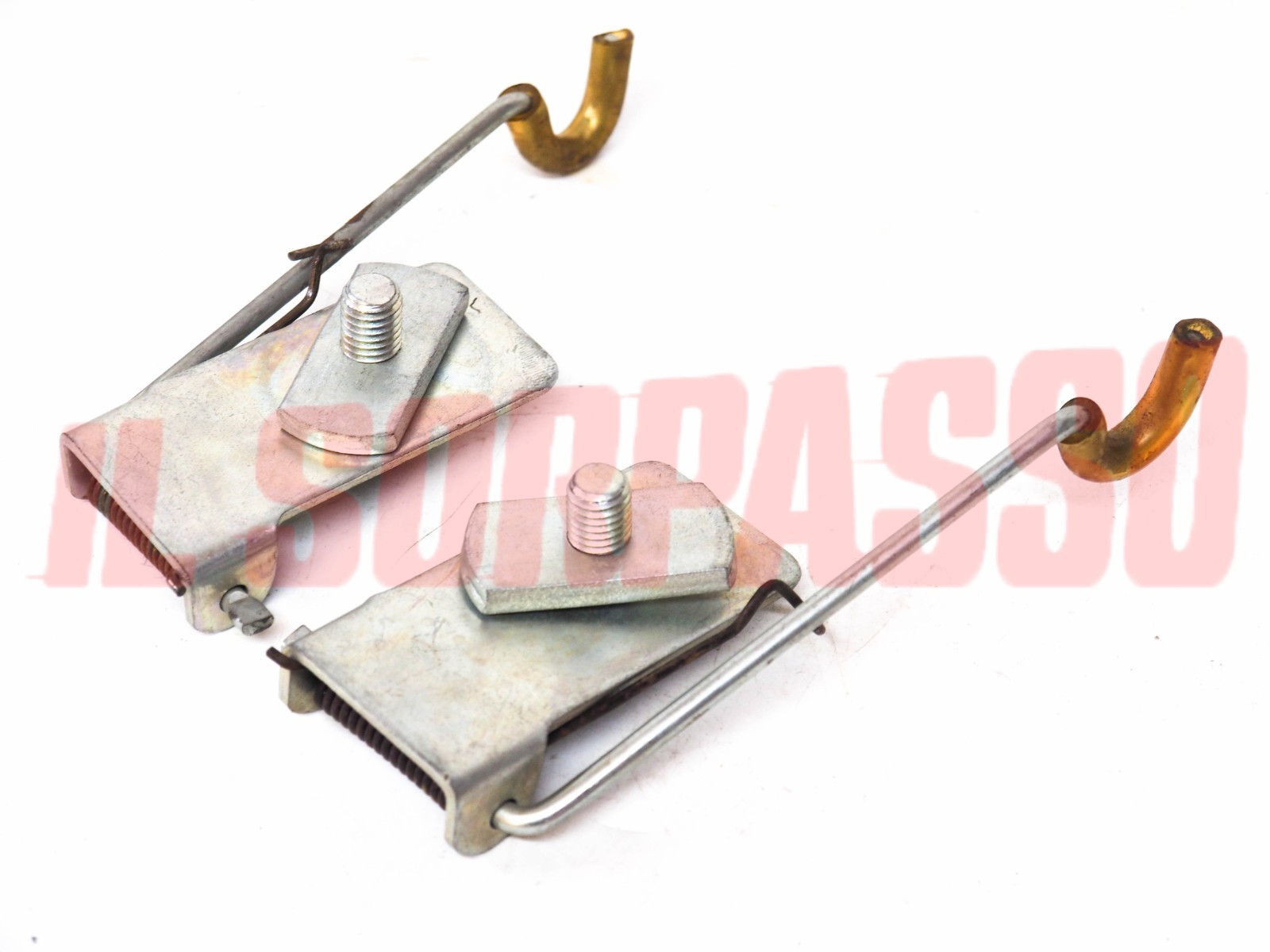ASTE ALZA COFANO POSTERIORE 14 CM FIAT 500 600 ABARTH GIANNINI ACCESSORI NOS