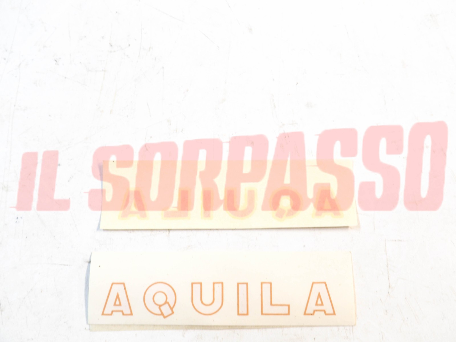 COPPIA ADESIVI BICI BICICLETTA CICLI AQUILA ORIGINALI D'EPOCA