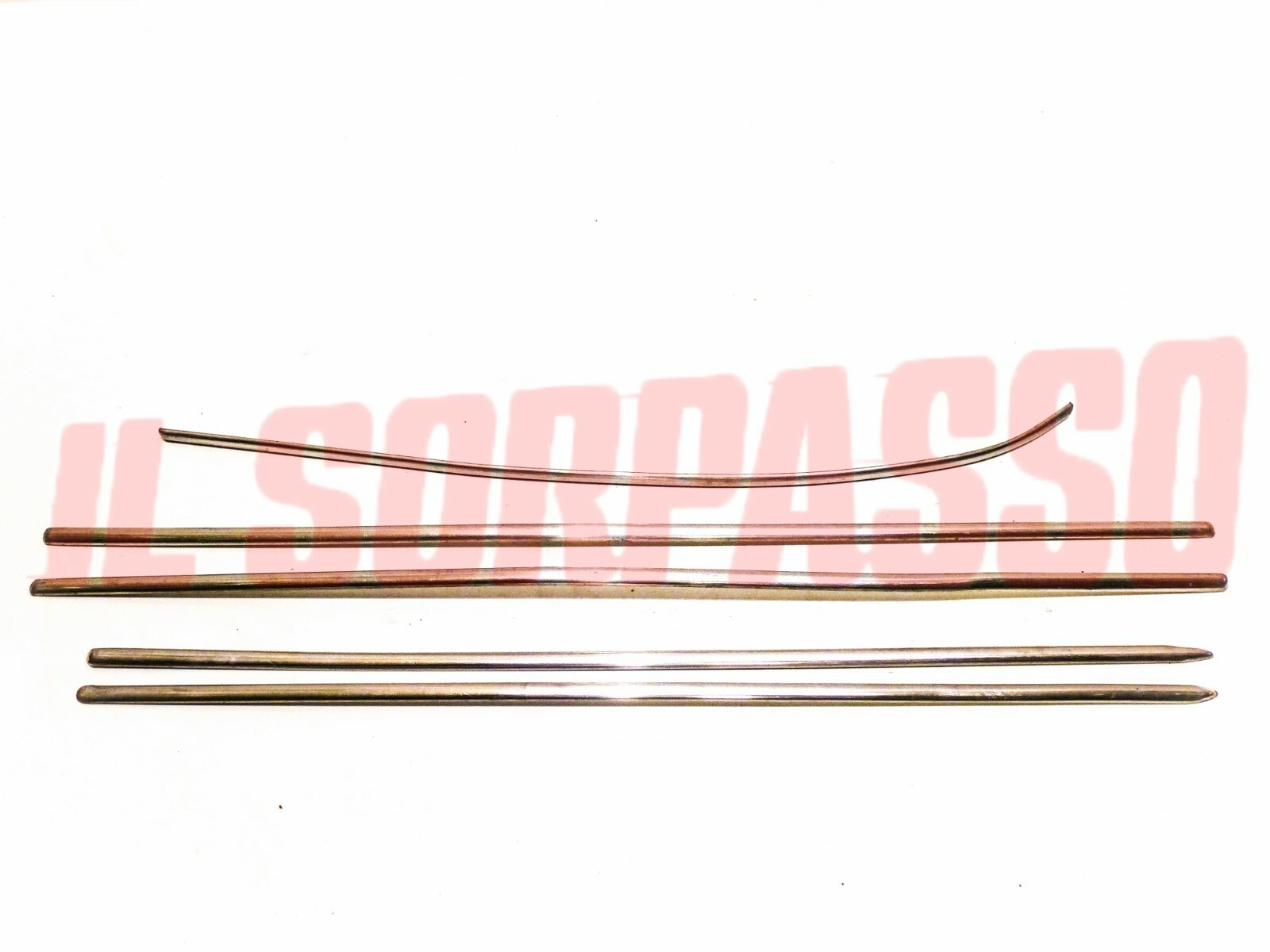 KIT MODANATURE COFANO ANTERIORE PORTE PARAFANGHI FIAT NUOVA 500 N D ORIGINALI