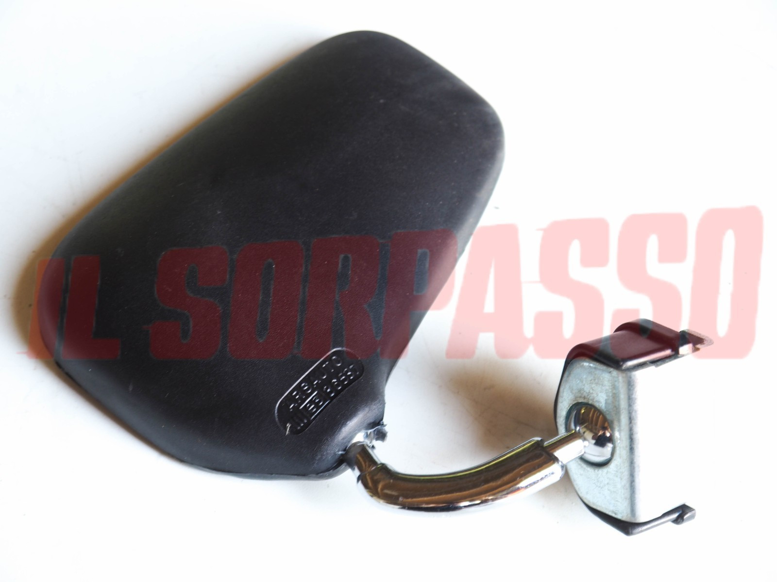 SPECCHIO SPECCHIETTO RETROVISORE SINISTRO MORSETTO FIAT 126 127 128 500 PANDA