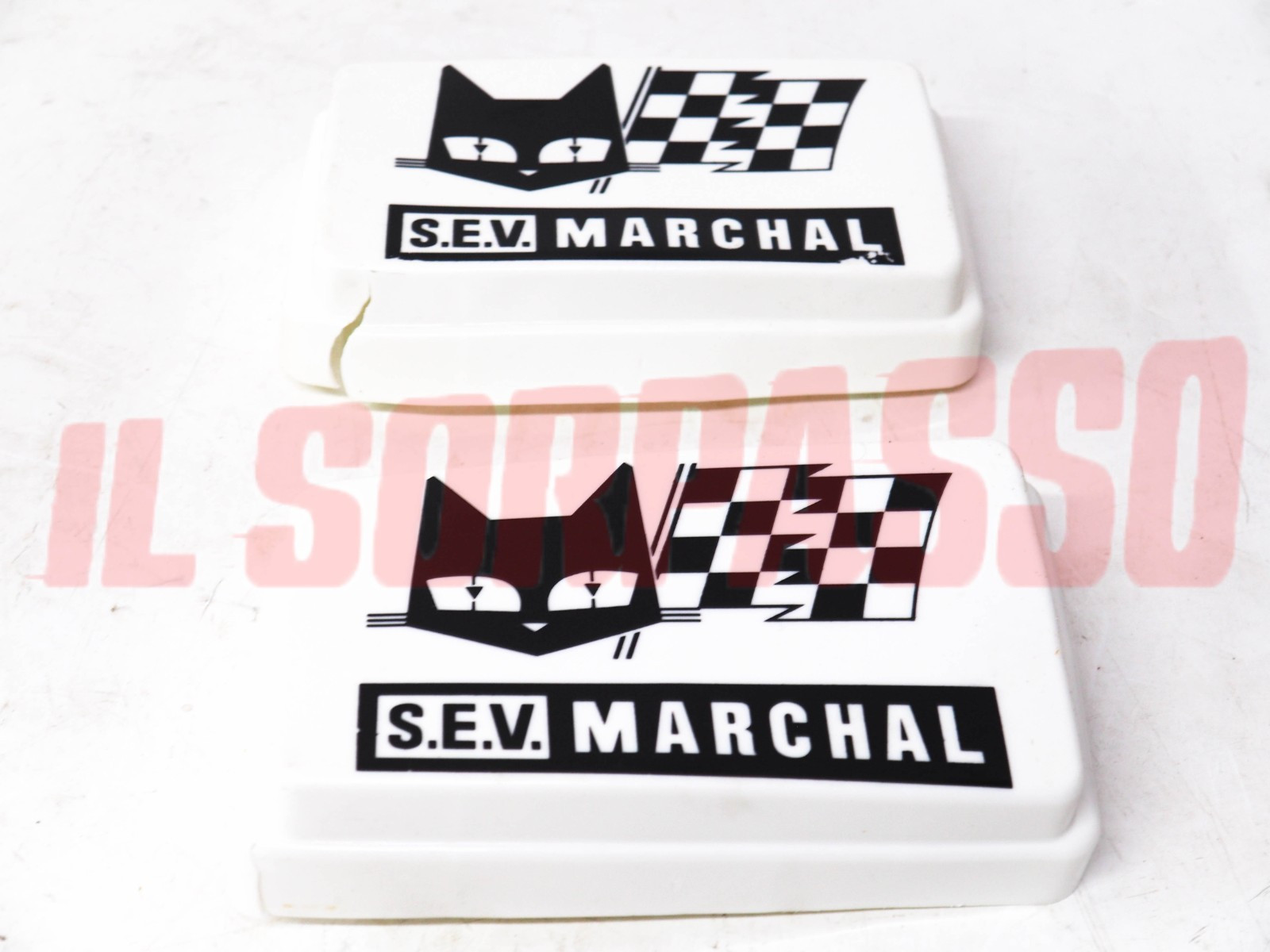 COPERCHI GUSCI FENDINEBBIA RETTANGOLARI 18 X 11 CM ORIGINALI MARCHAL CON DIFETTI