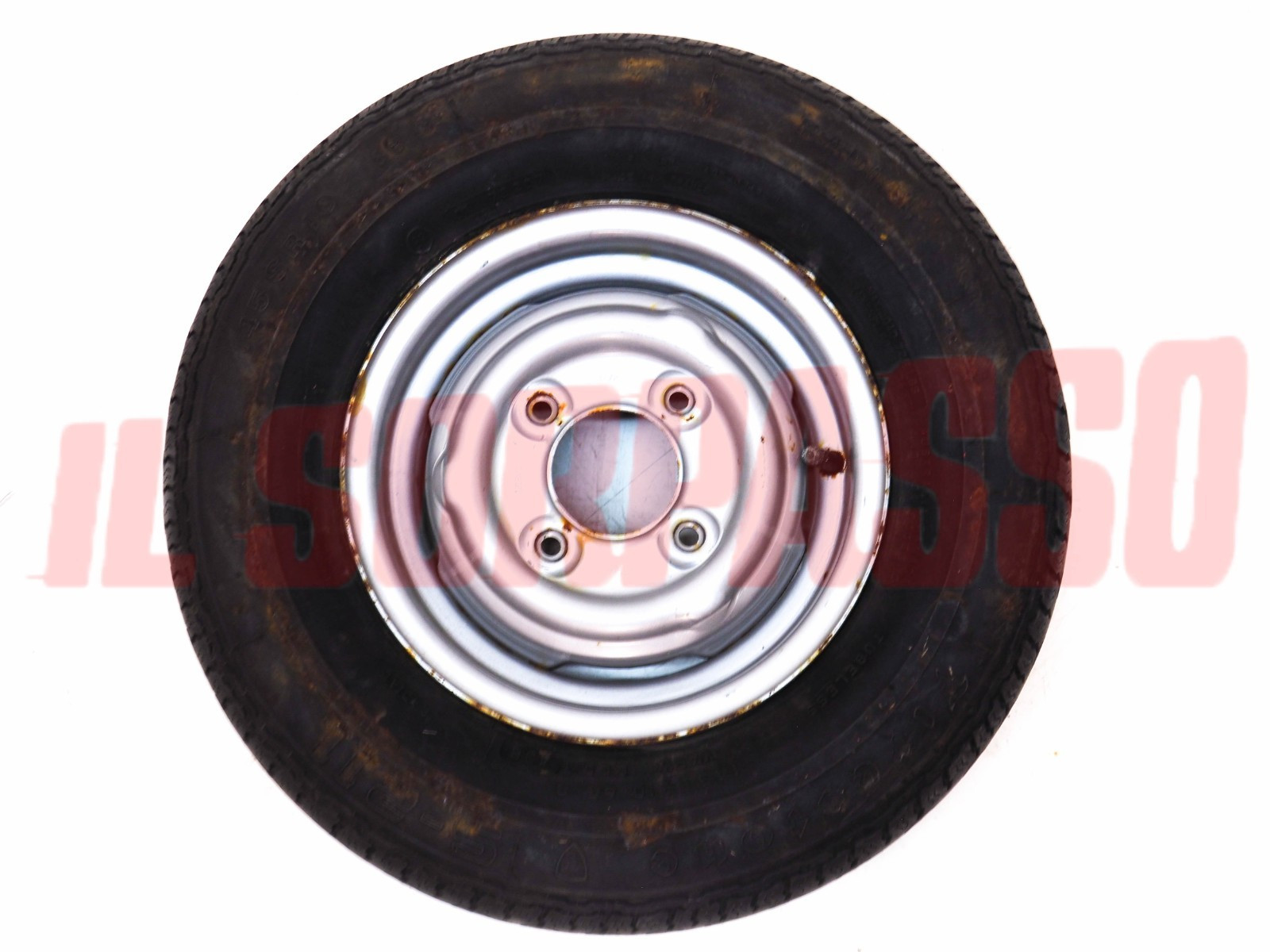 CERCHIO RUOTA SCORTA FERGAT 3.5x10 + GOMMA INNOCENTI MINI MINOR ORIGINALE