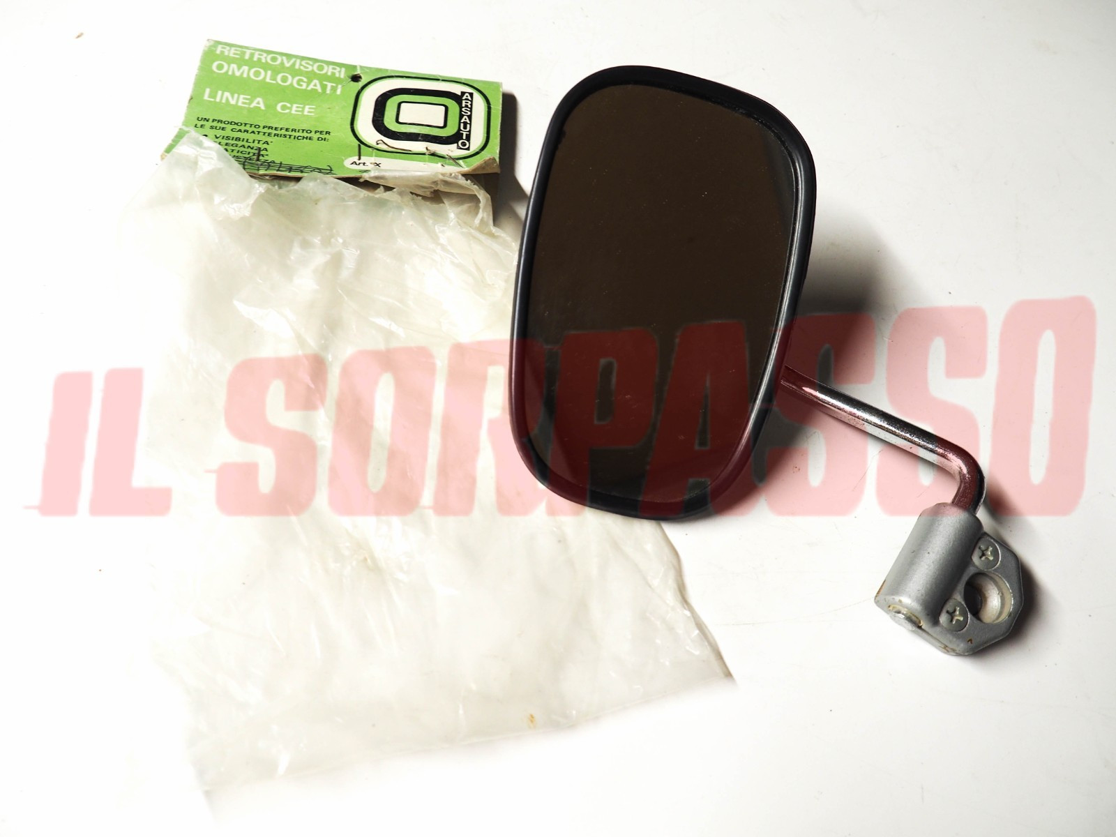 SPECCHIO SPECCHIETTO RETROVISORE SINISTRO CITROEN 2CV 2 CAVALLI ORIGINALE