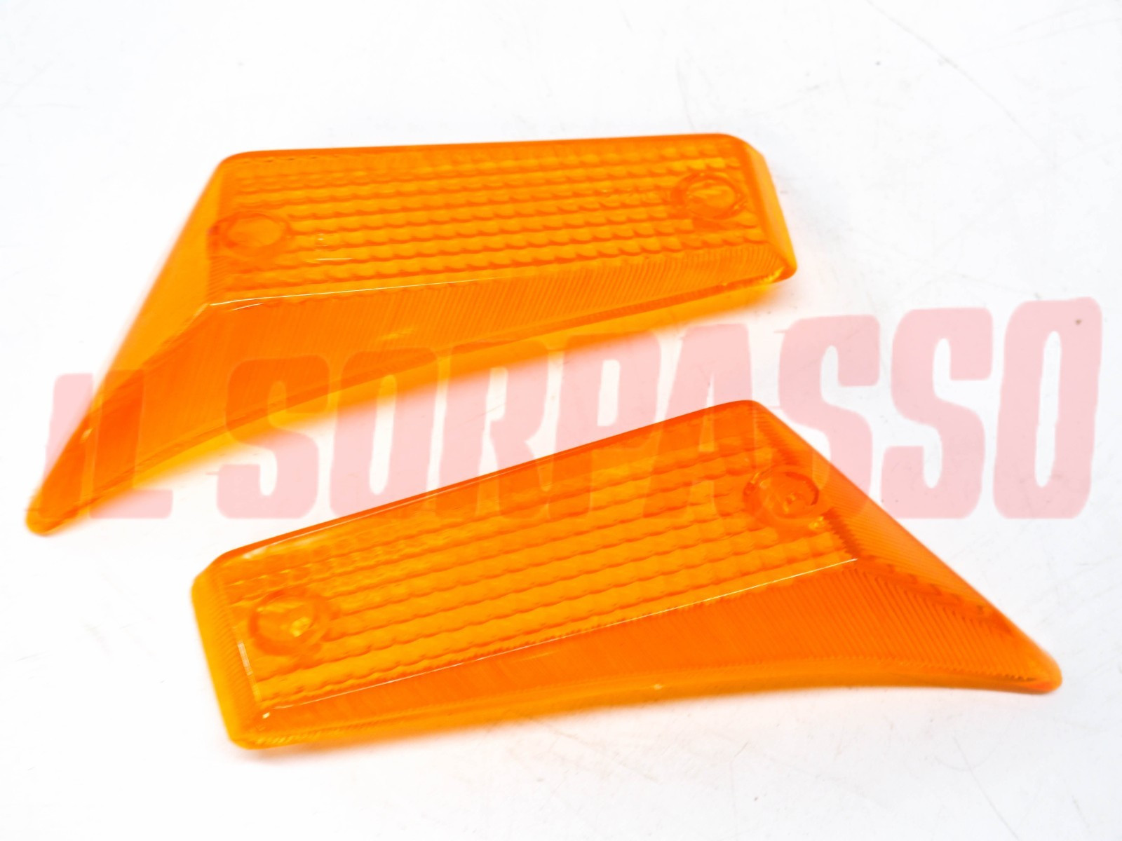 PLASTICHE FANALINI FRECCE ANTERIORI CITROEN DYANE ARANCIO VERALUX