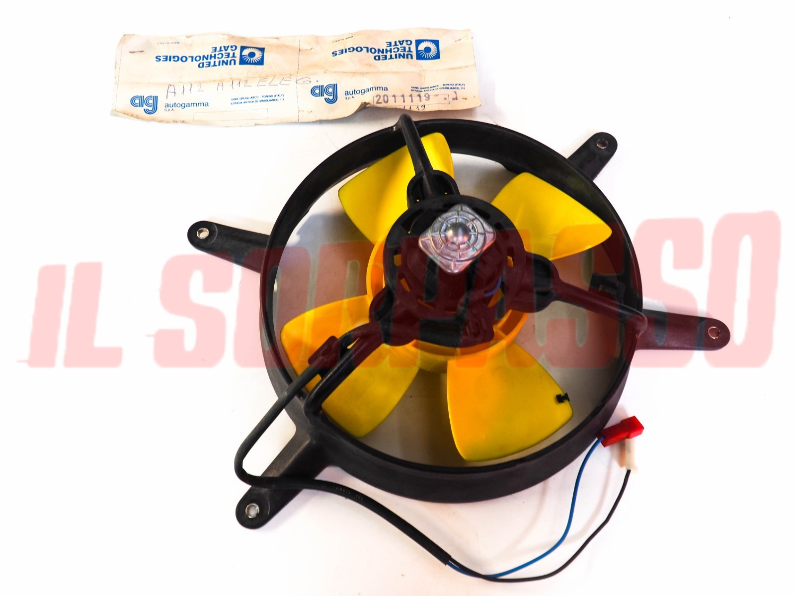 TELAIO + MOTORINO ELETTROVENTOLA RADIATORE AUTOBIANCHI A112 + ABARTH GATE