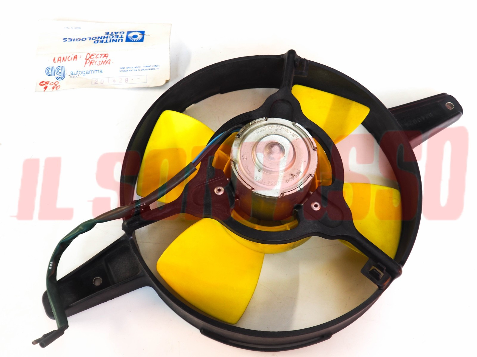 MOTORINO TELAIO ELETTROVENTOLA RADIATORE LANCIA DELTA PRISMA ORIGINALE 8240024