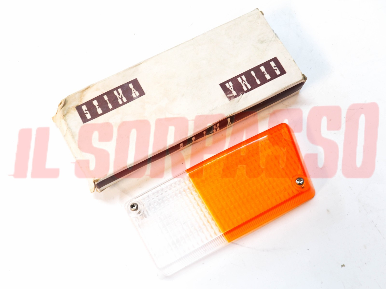 PLASTICA FANALINO ANTERIORE SINISTRA RENAULT R5 ORIGINALE BICOLORE SEIMA