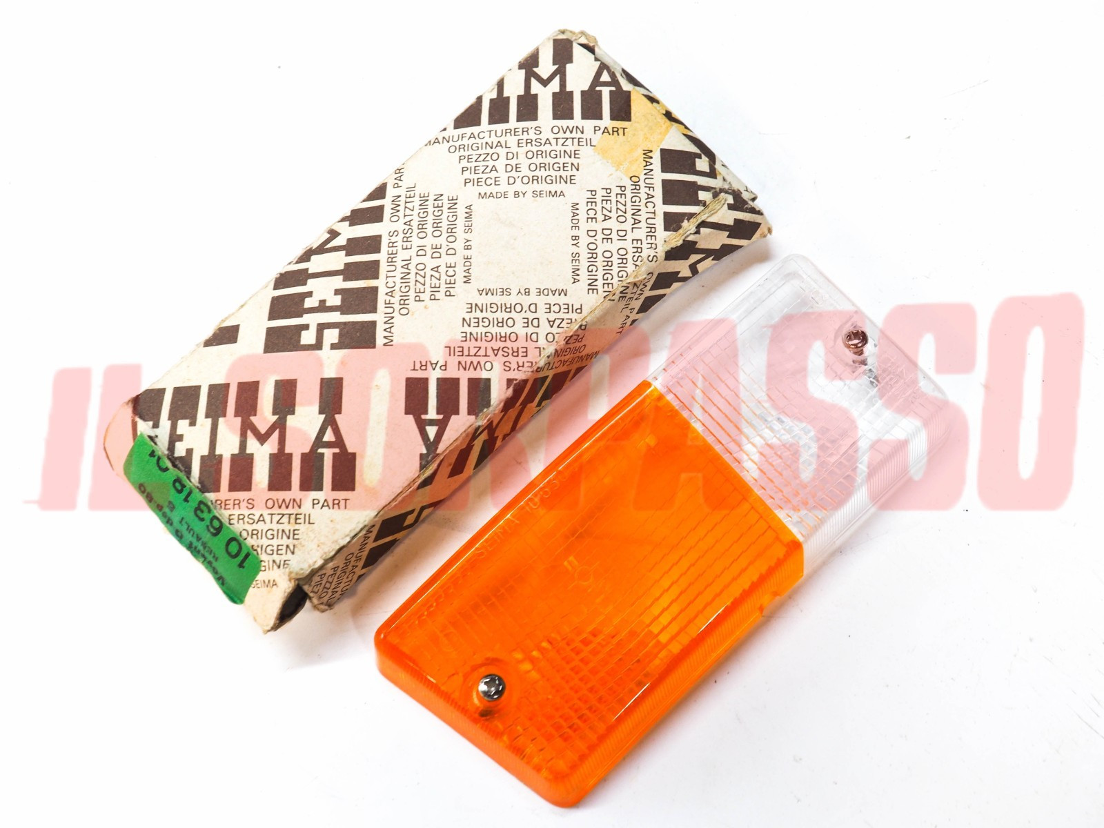 PLASTICA FANALINO ANTERIORE DESTRA RENAULT R5 ORIGINALE BICOLORE SEIMA