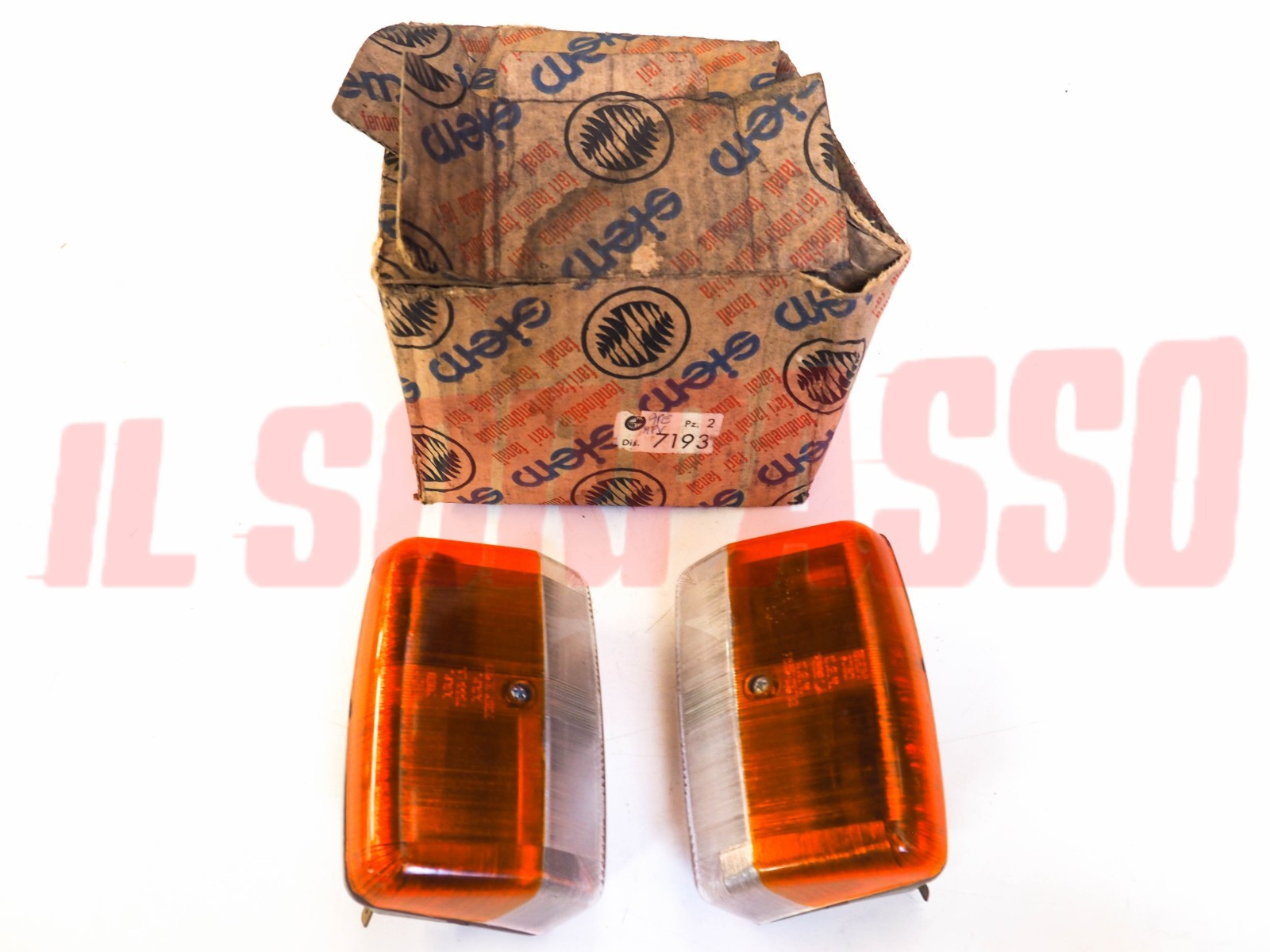 FANALINI ANTERIORI FRECCE DESTRO + SINISTRO APE MPV ORIGINALI SIEM