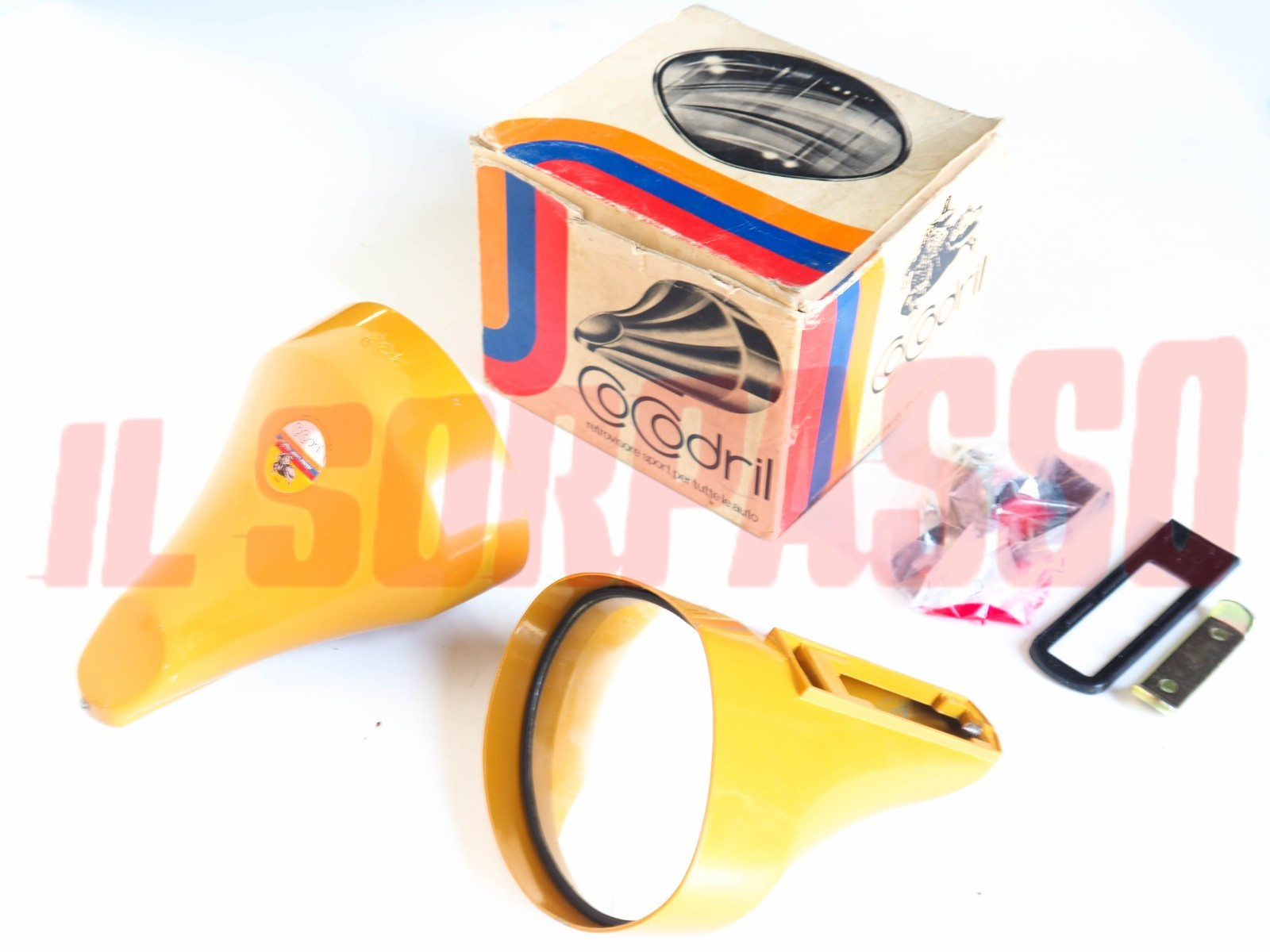 SPECCHI RETROVISORI ARCA COCODRIL FIAT LANCIA ALFA ROMEO SPORTIVE ANNI 50 60