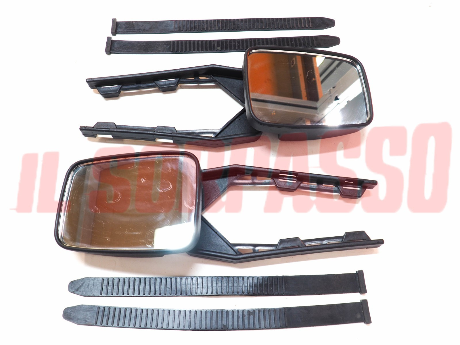 PROLUNGHE SPECCHI SPECCHIETTI RETROVISORI VETTURA ANNI 80 CON RIMORCHIO ROULOTTE