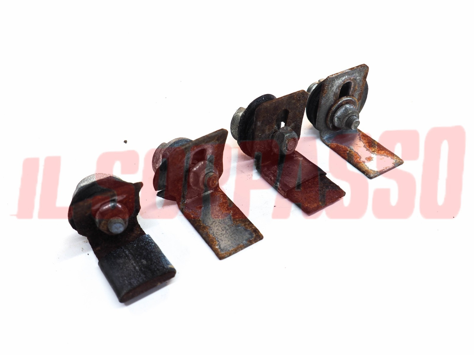 STAFFE FISSAGGIO VETRO SCENDENTE DESTRO SINISTRO FIAT 124 SPIDER SPORT ORIGINALI