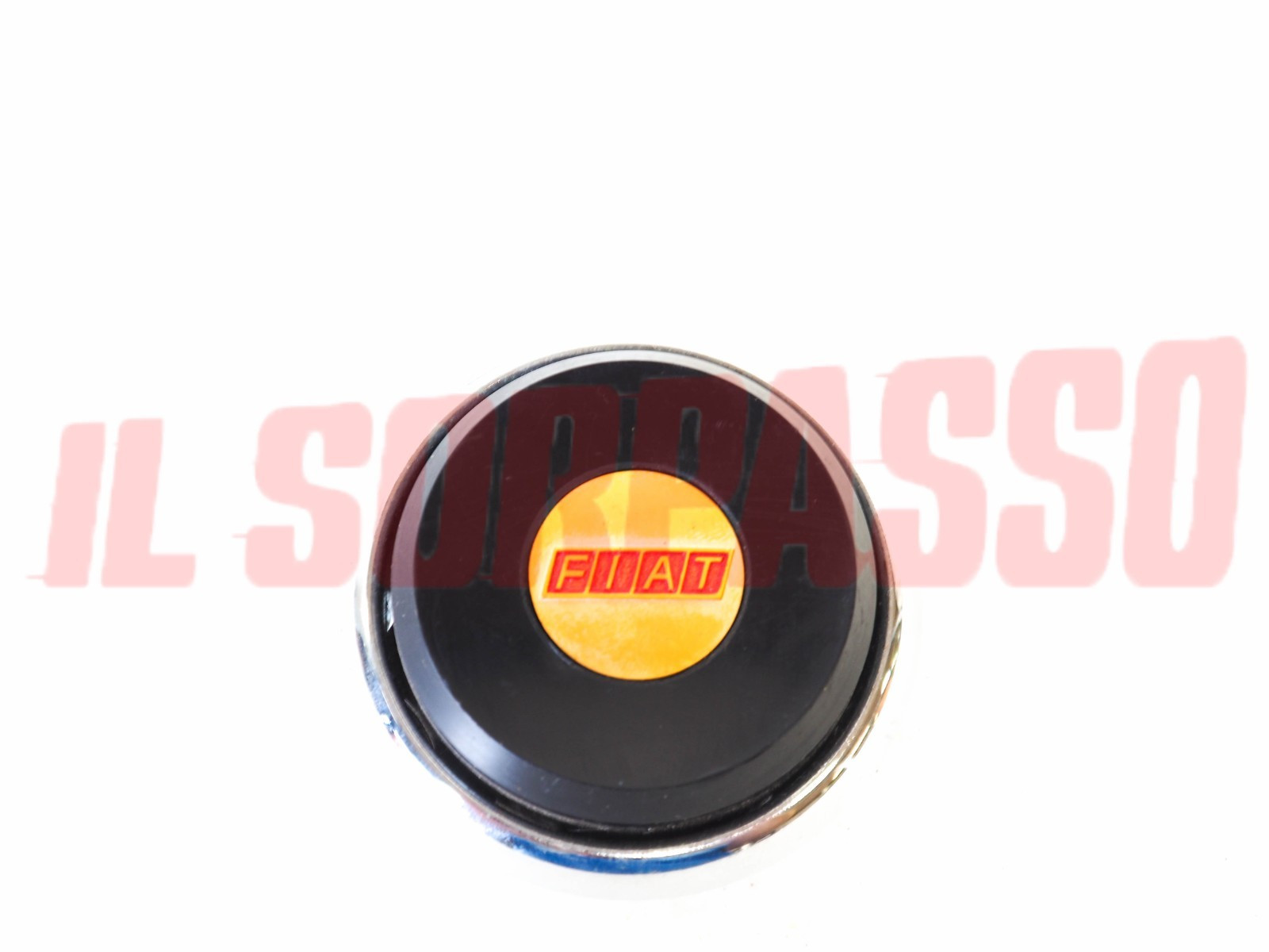 PULSANTE CLACSON VOLANTE STERZO FIAT 500 D F R ACCESSORIO LOGO FIAT