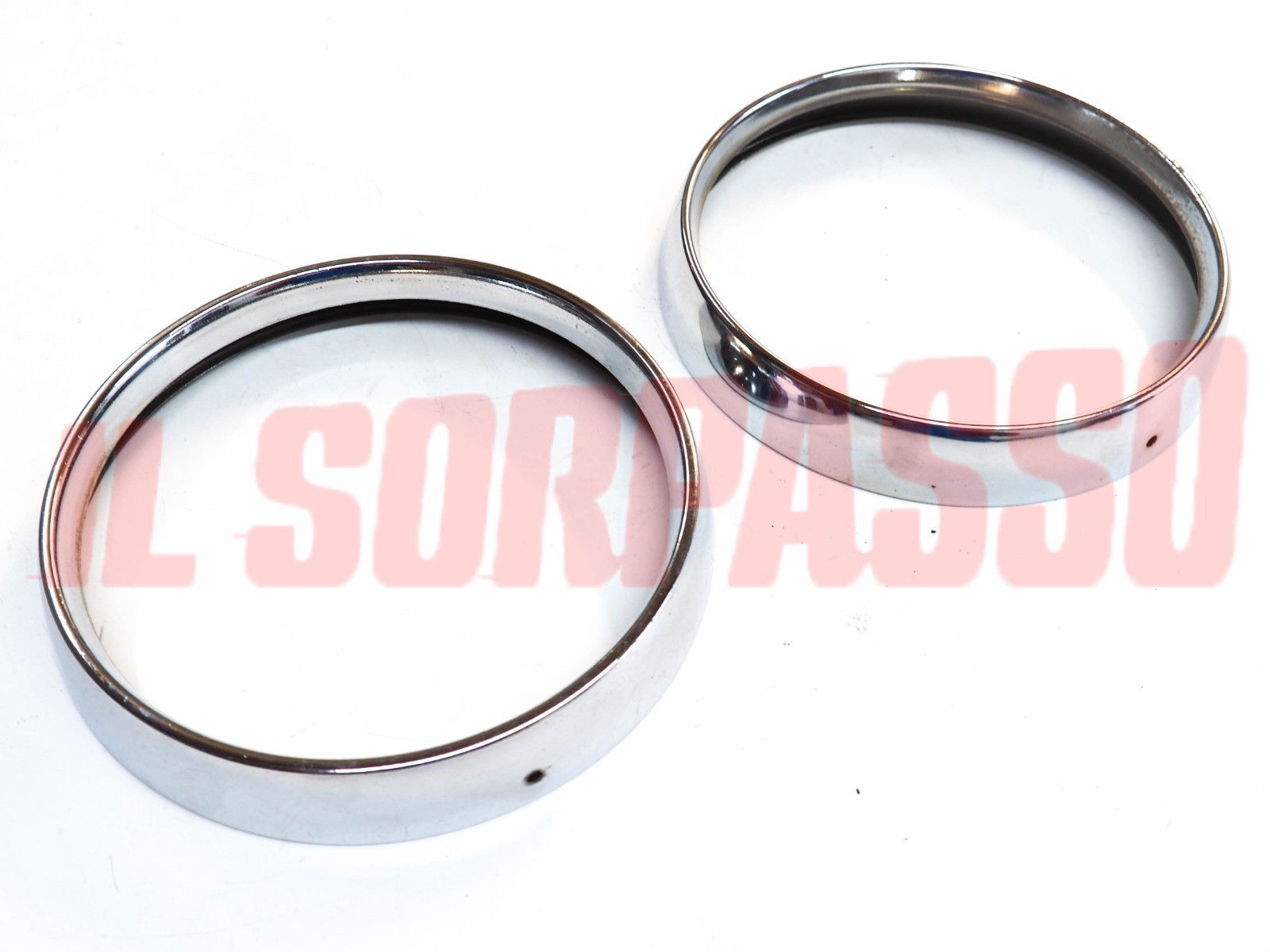 CORNICI CERCHI FARO AUTOBIANCHI BIANCHINA BERLINA CABRIO PANORAMICA DIFETTATI