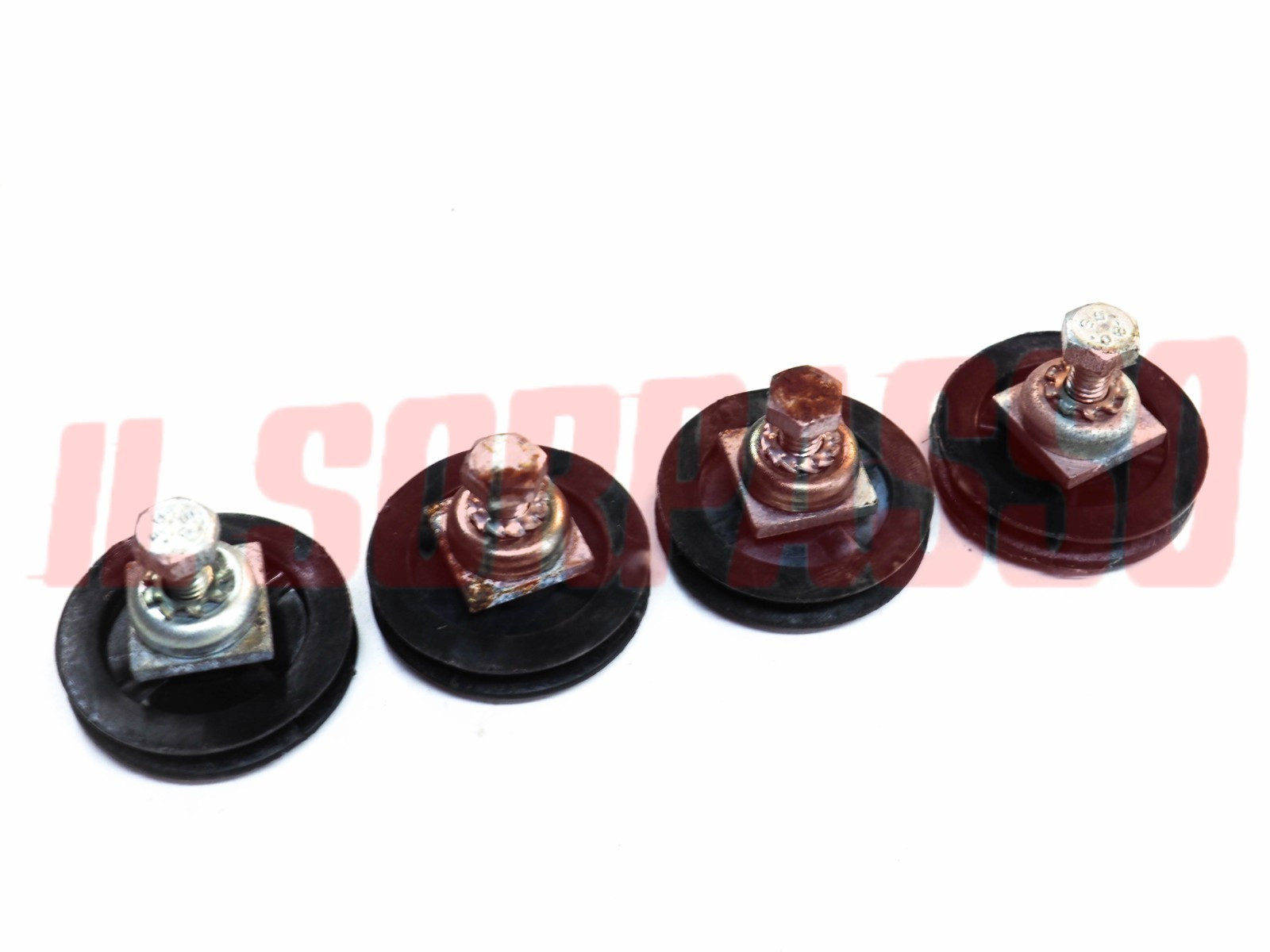 RUZZOLE CARRUCOLE MACCHINETTE ALZAVETRO PORTE FIAT 124 SPIDER SPORT ORIGINALI