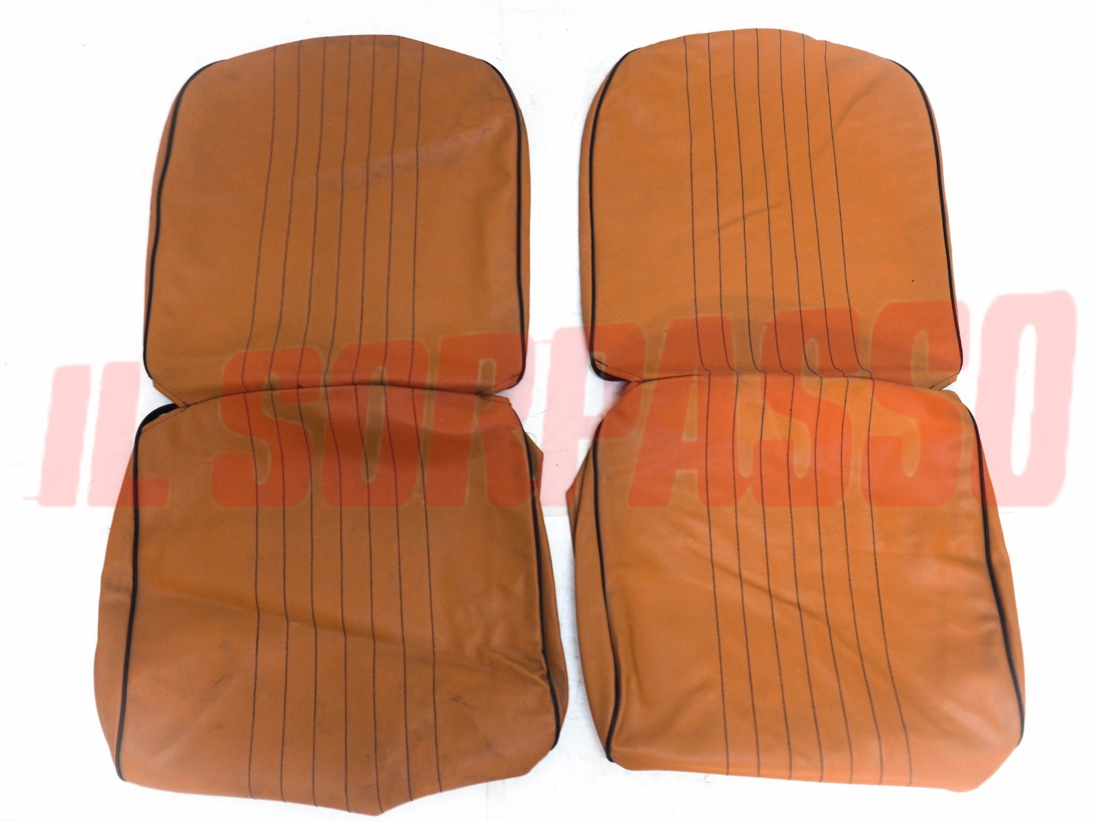 FODERE COPRI SEDILI ANTERIORI FIAT 126 1 SERIE MARRONE CHIARO