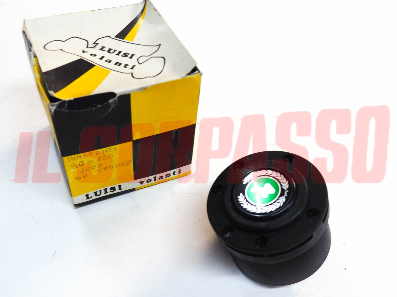 MOZZO + PULSANTE CLACSON STERZO VOLANTE LUISI INNOCENTI MINI 90 120 DE TOMASO