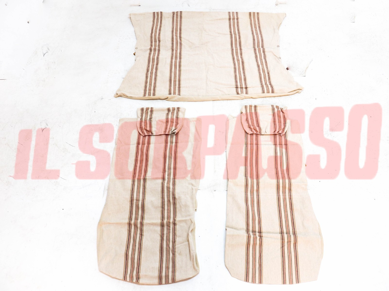 FODERE TAPPEZZERIA COPRI SEDILI BIANCHI FIAT PANDA 30 U.T 45 4x4 TIPO PANAMA