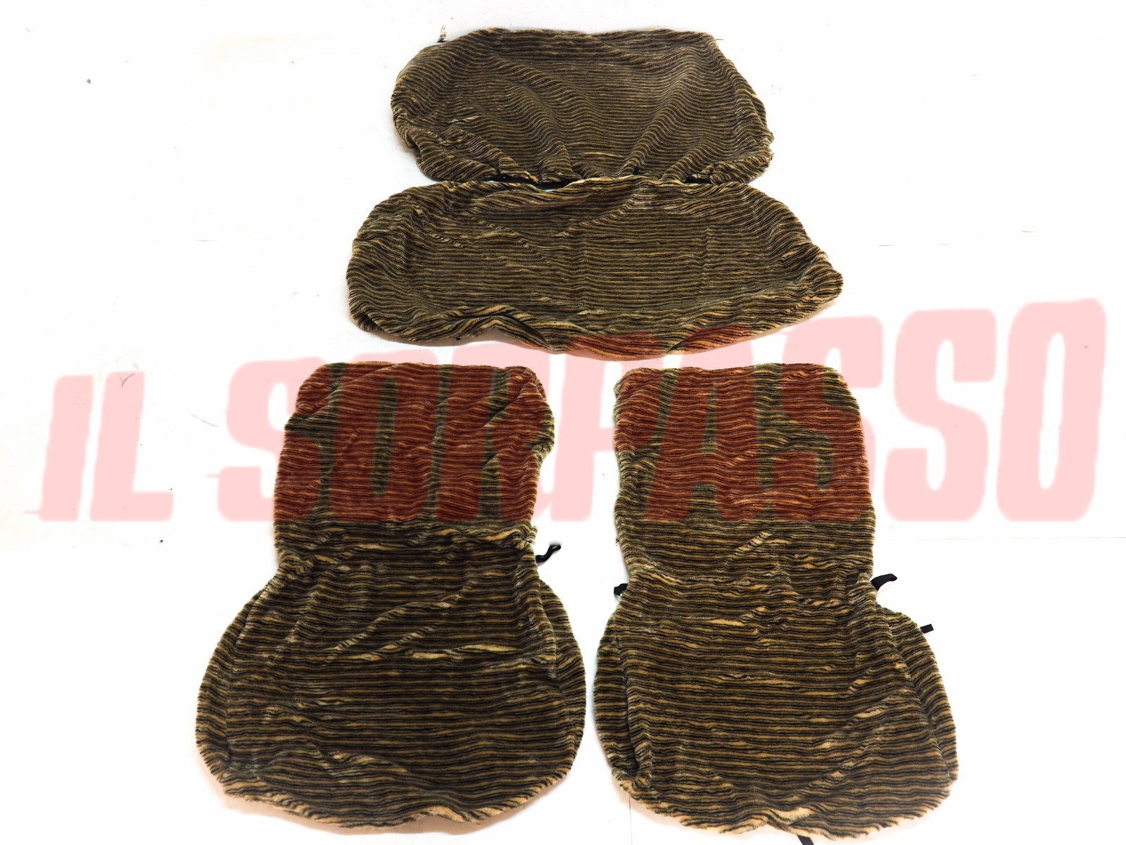 FODERE TAPPEZZERIA COPRI SEDILI RIGATE A112 INNOCENTI MINI FIAT 500 600 850 126