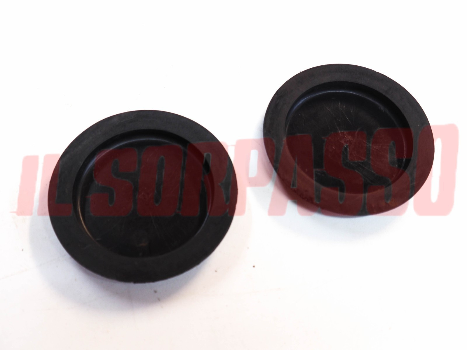 TAPPI INTERNI PORTE PORTIERE DESTRA + SINISTRA FIAT 124 SPIDER SPORT ORIGINALI