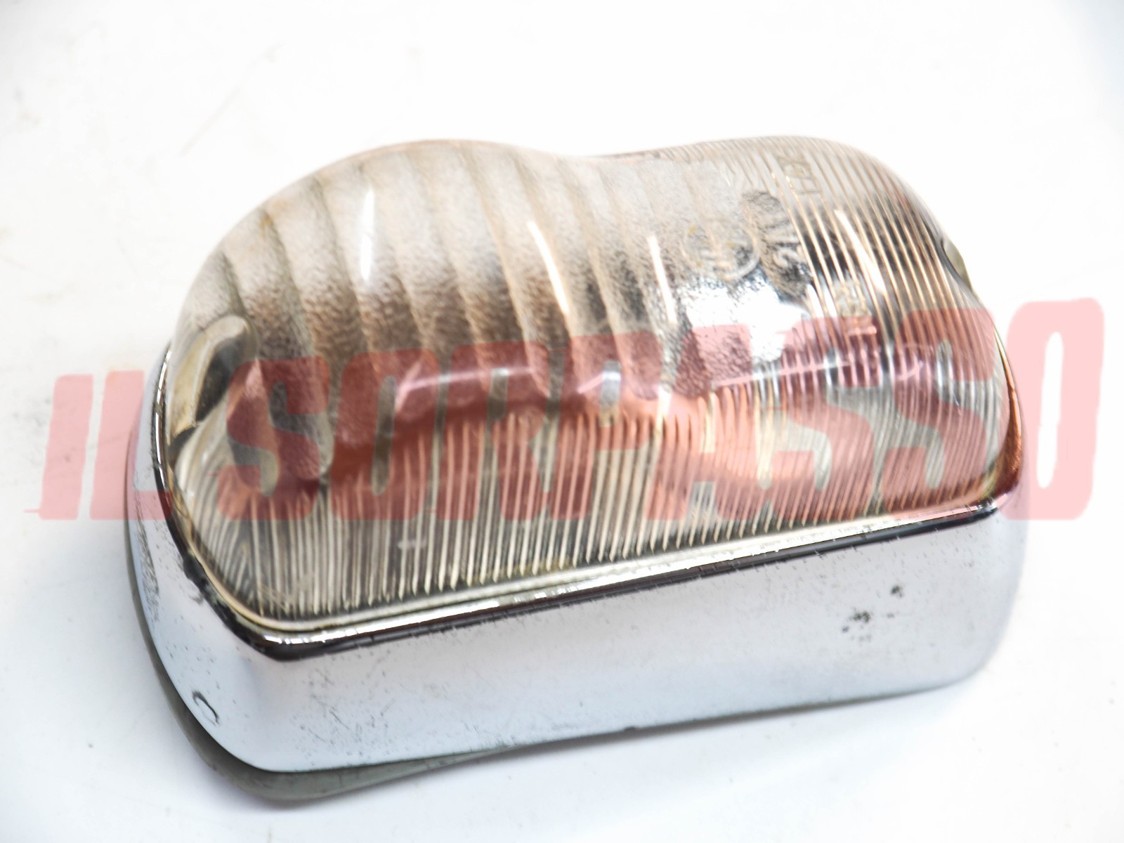 FANALINO ANTERIORE FRECCIA  ALFA ROMEO DAUPHINE ONDINE ORIGINALE BASE CROMATA