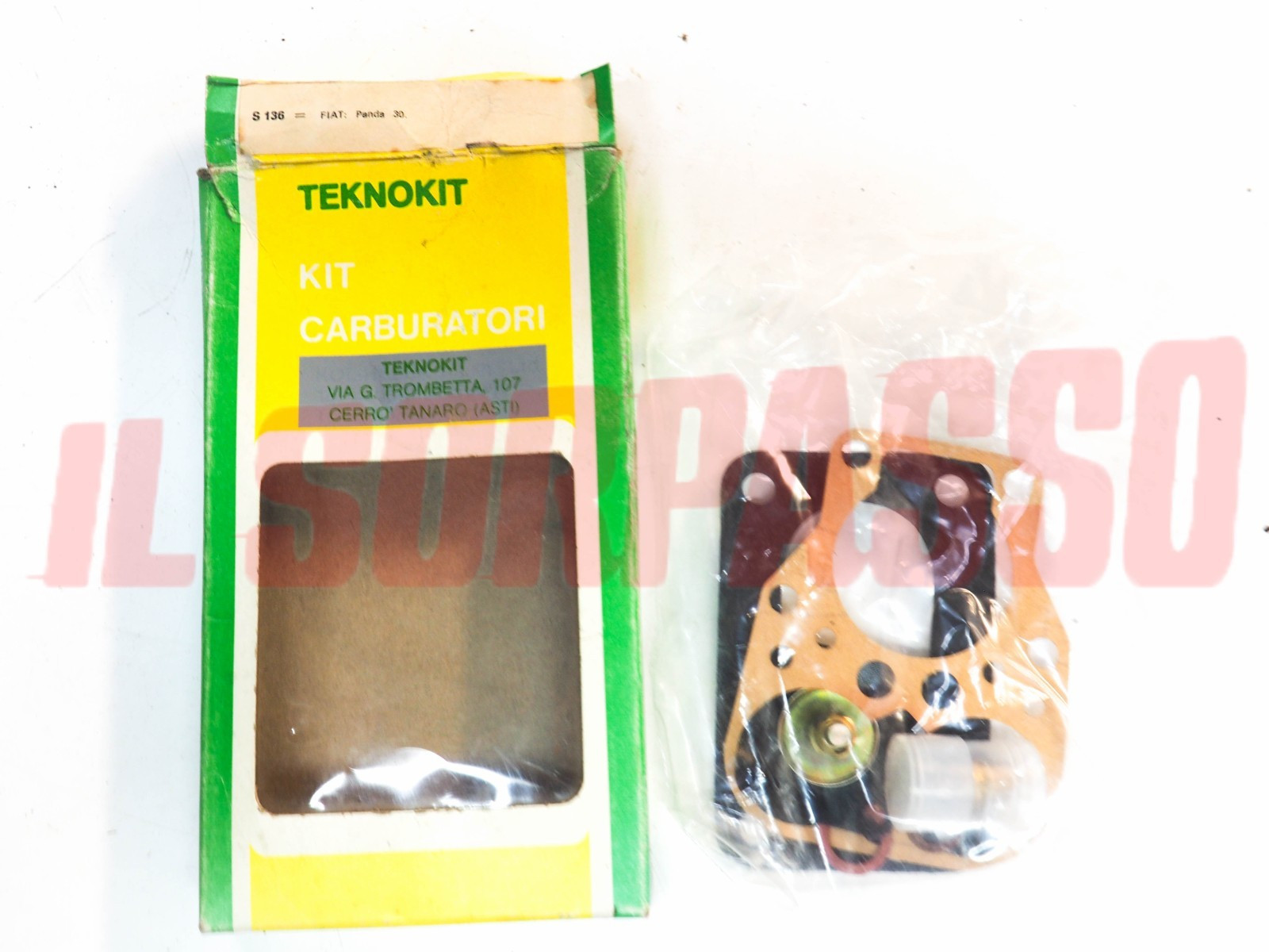 KIT GUARNIZIONI REVISIONE CARBURATORE FIAT PANDA 30 ORIGINALI