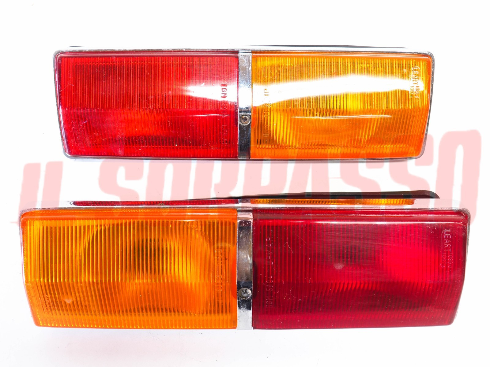 FANALI FARI POSTERIORI DESTRO SINISTRO GUARNIZIONI FIAT 124 BERLINA 1 S LEART