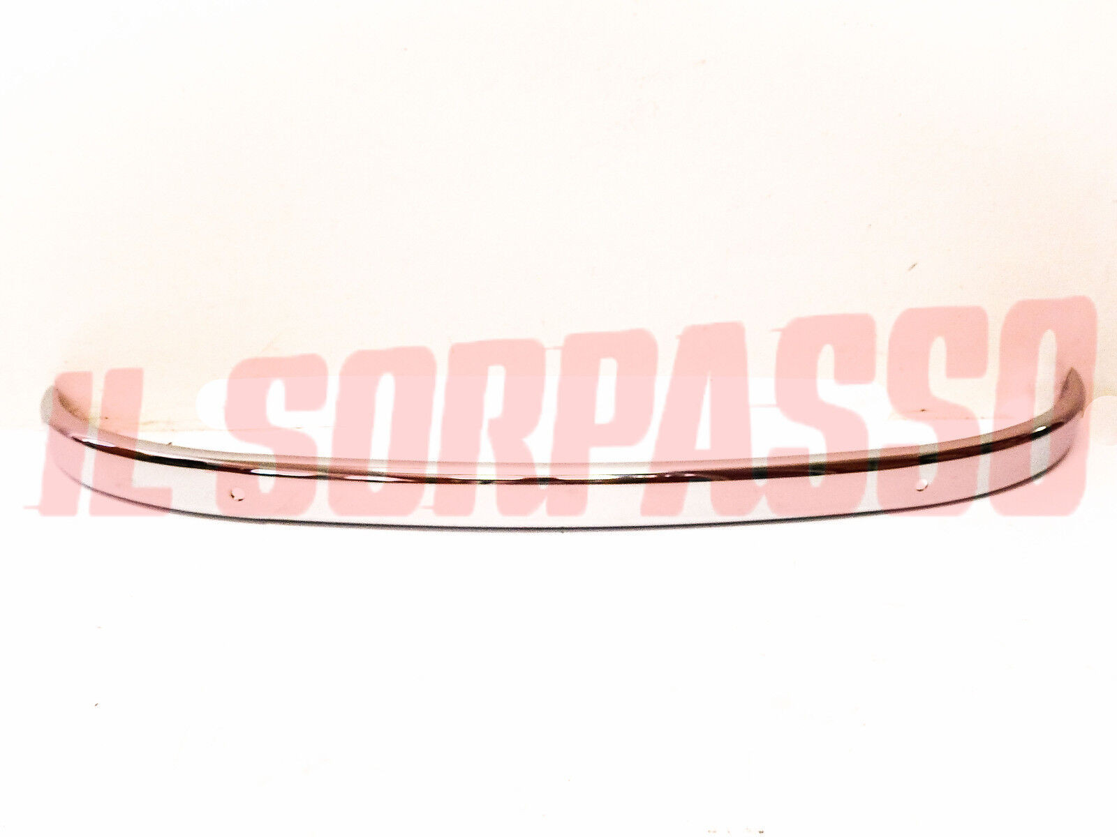 PARAURTI  POSTERIORE FIAT 600 + D DOPPIA CROMATURA 45 MICRON