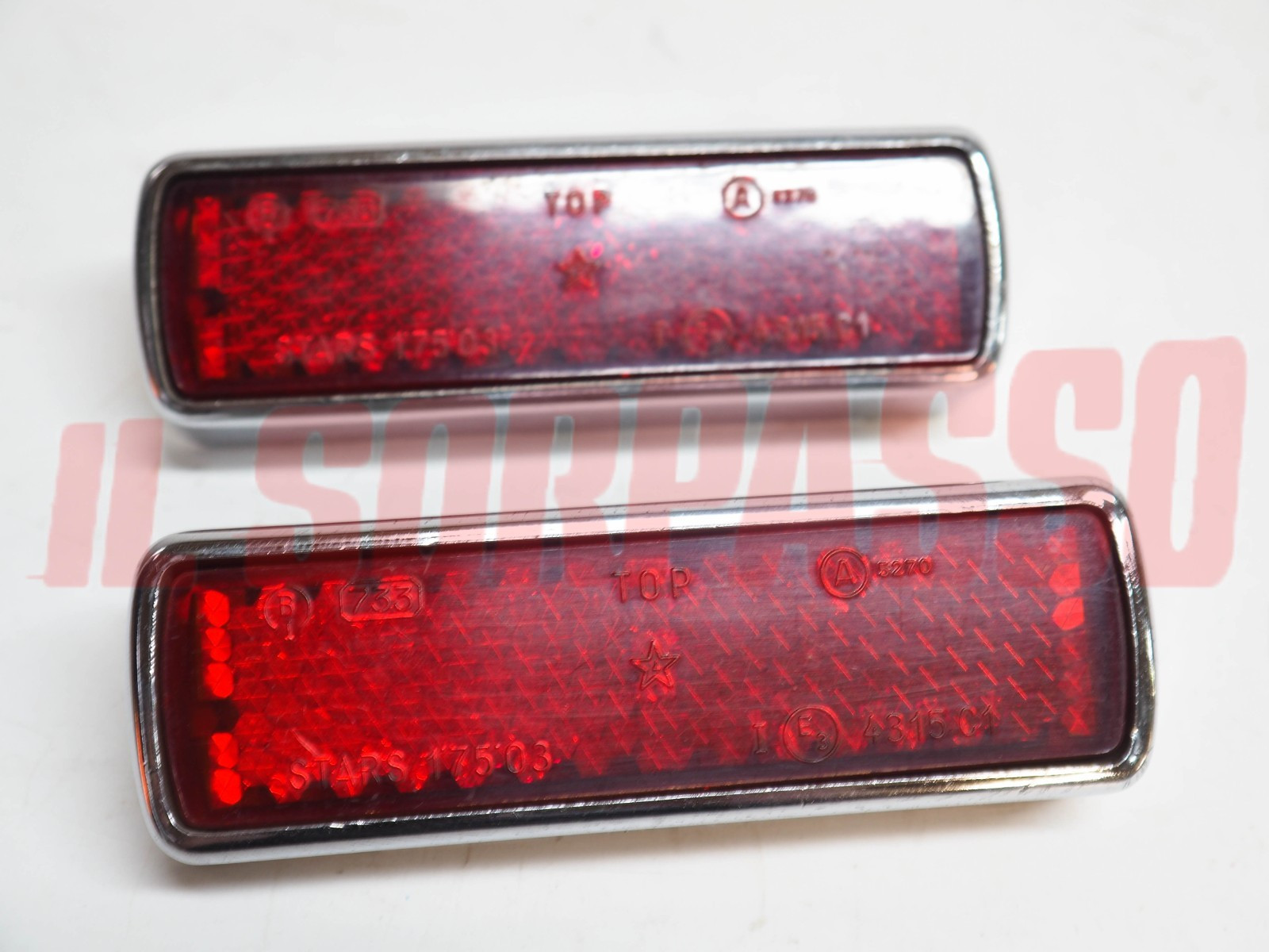 CATADIOTTRI CATARIFRANGENTI FIAT 124 BERLINA DINO ORIGINALI STARS