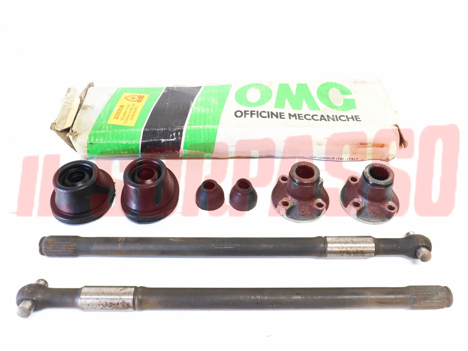 SEMIASSI RUOTA CAMBIO + MANICOTTI+ CUFFIE FIAT 126 + PERSONAL ORIGINALI