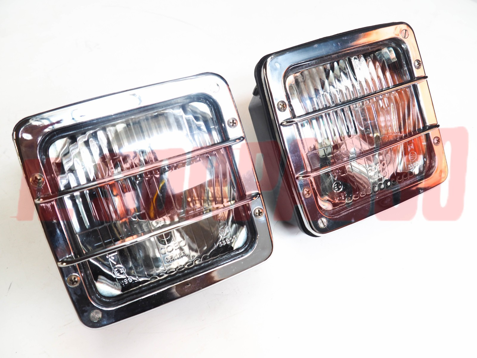 GRUPPI OTTICI FANALI FARI CABINA TRATTORI ANNI  COBO CON CORNICE CROMATA