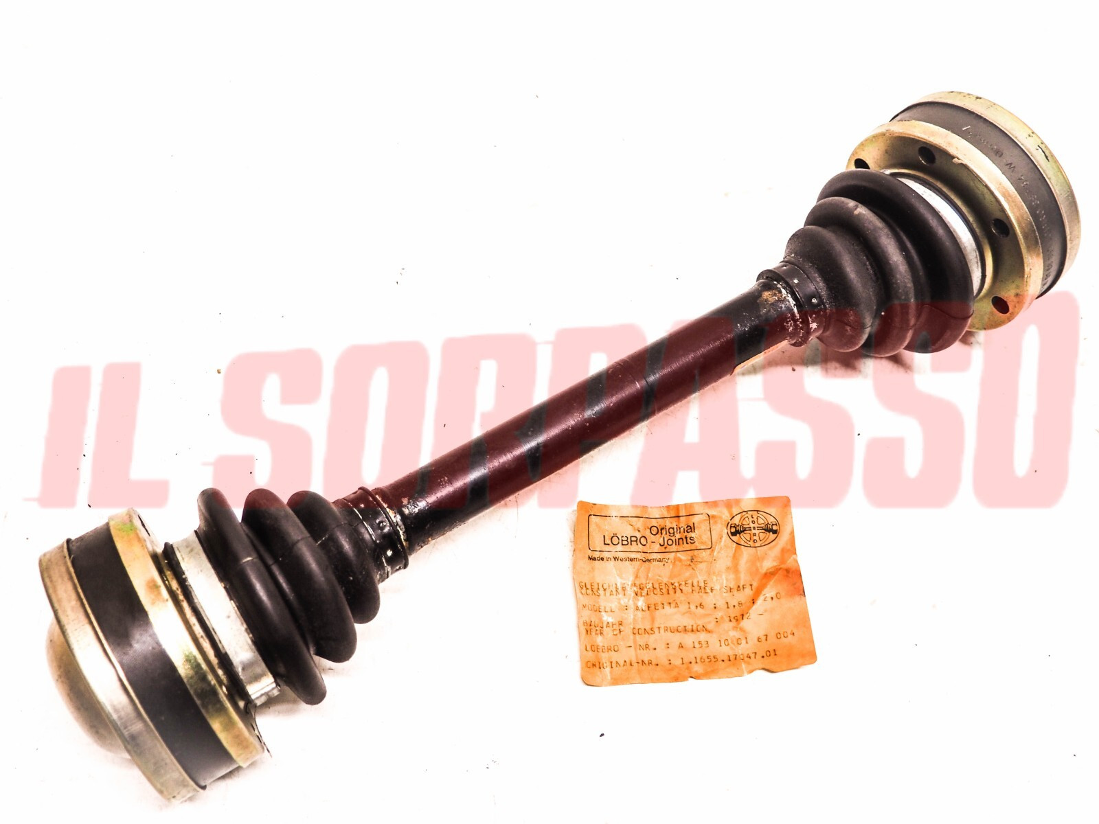 SEMIASSE COMPLETO ALFA ROMEO ALFETTA BERLINA GT GTV ORIGINALE 116551704701