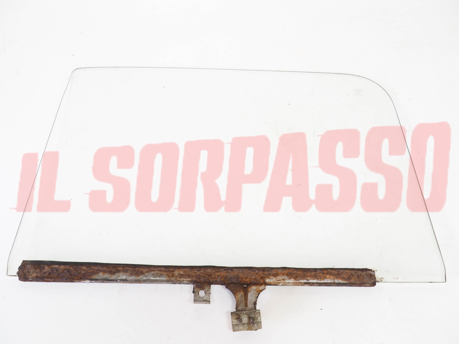 VETRO SCENDENTE PORTA SINISTRA + GUIDA FIAT 600 D - E ORIGINALE SECURIT