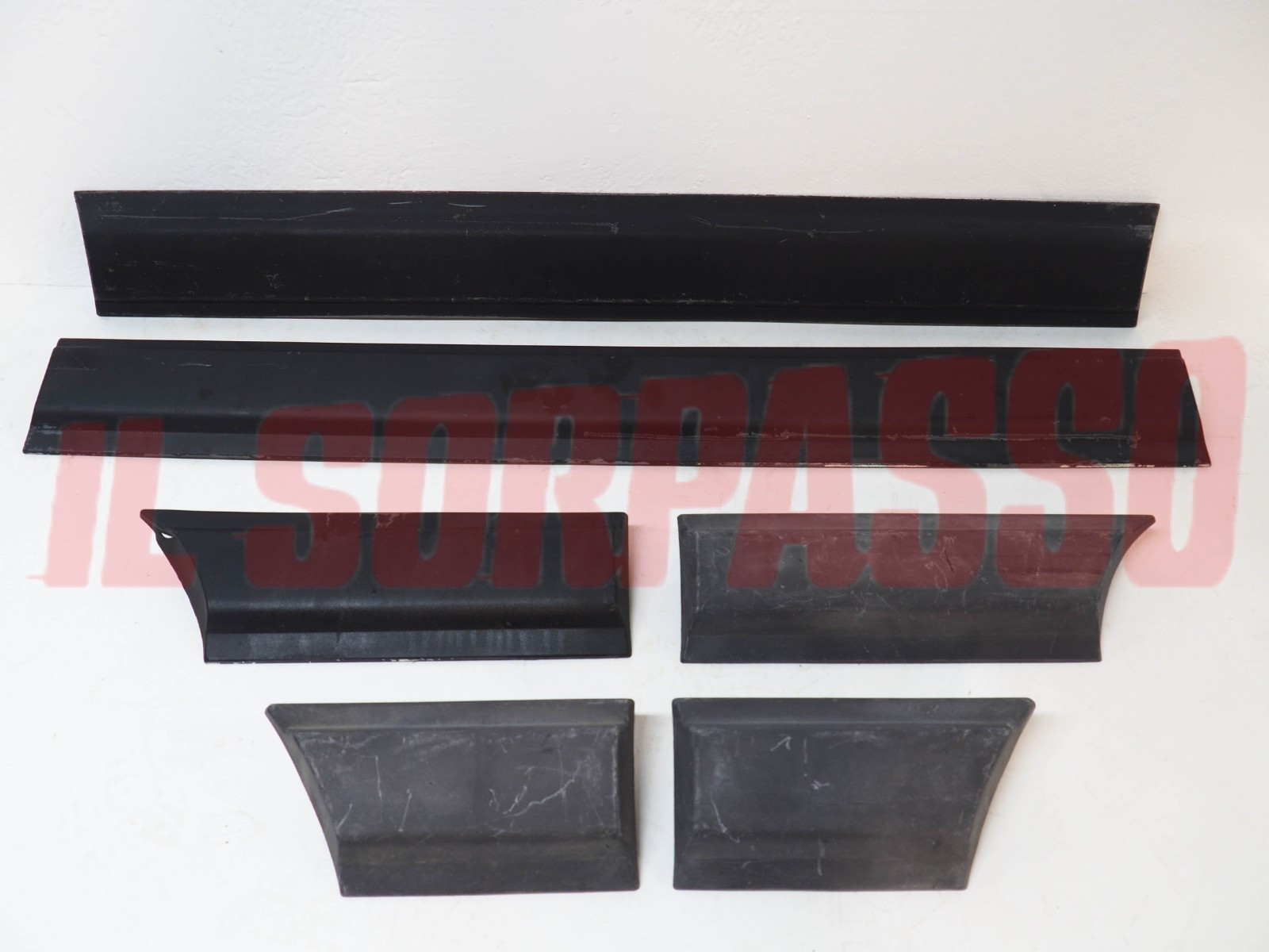 KIT MODANATURE PORTE + PARAFANGHI FIAT 900 E PANORAMA FURGONE ORIGINALI