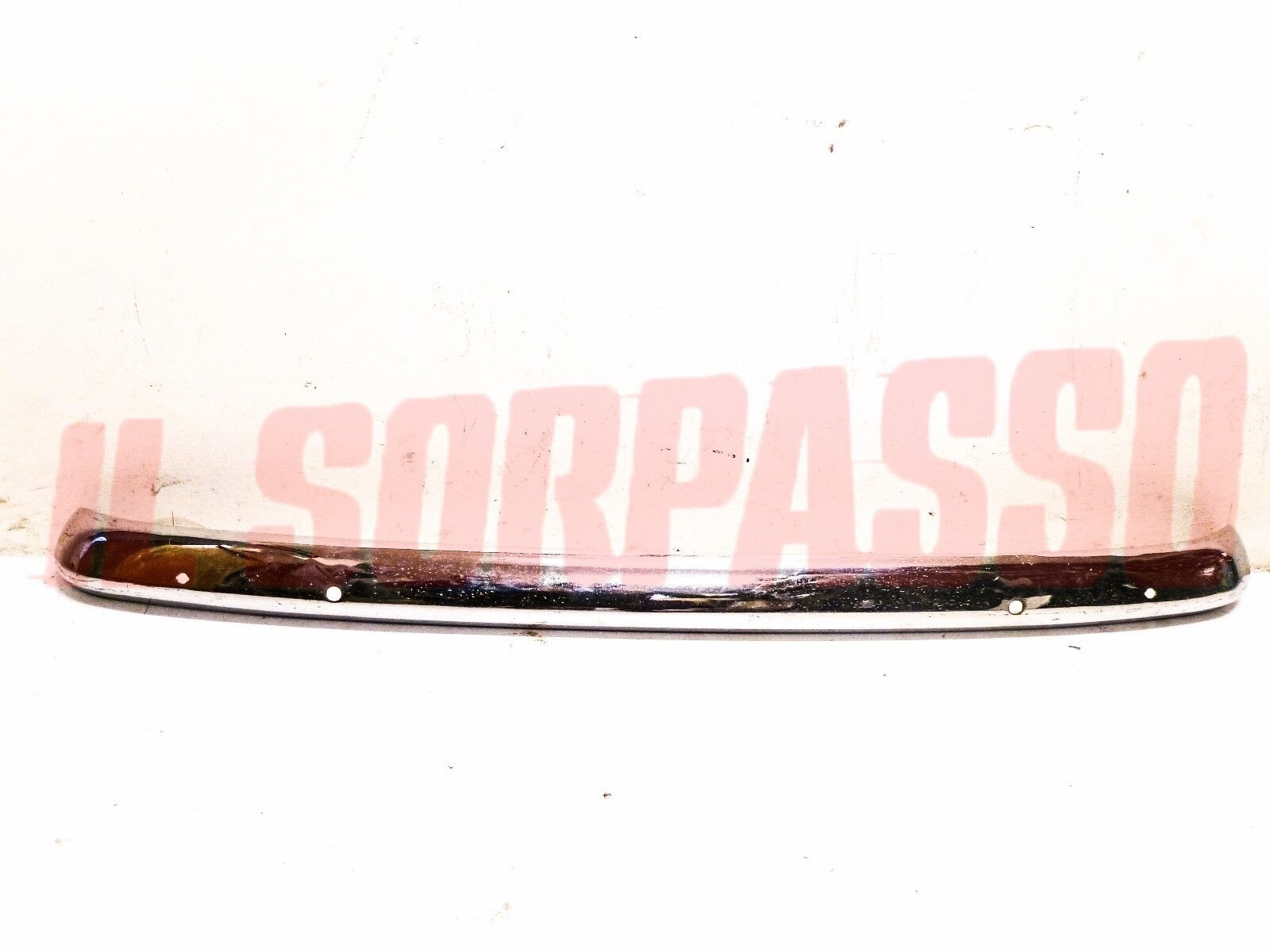 PARAURTI ANTERIORE FIAT 850 BERLINA SPECIAL ORIGINALE FIAT DIFETTATO