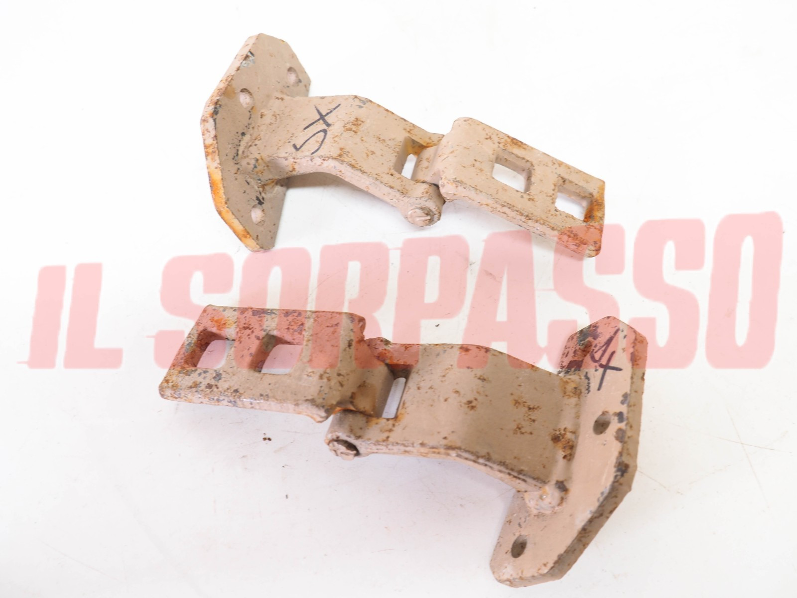 CERNIERA SUPERIORE PORTA PORTIERA DESTRA + SINISTRA FIAT PANDA SUPER ORIGINALE